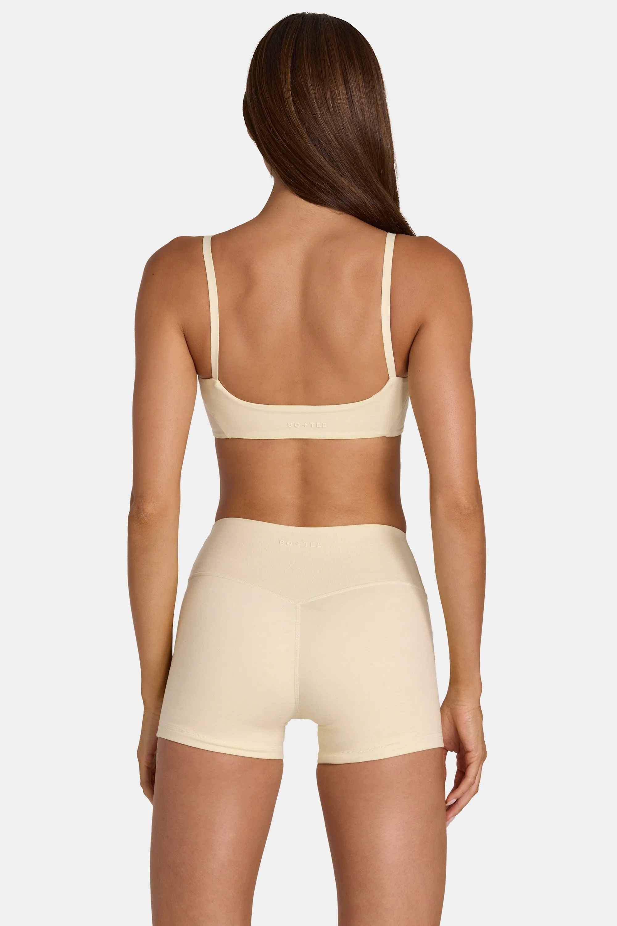 Soft Active Low-Impact Sports Bra in Lemon Marl sold by Bo + Tee product image thumbnail 2