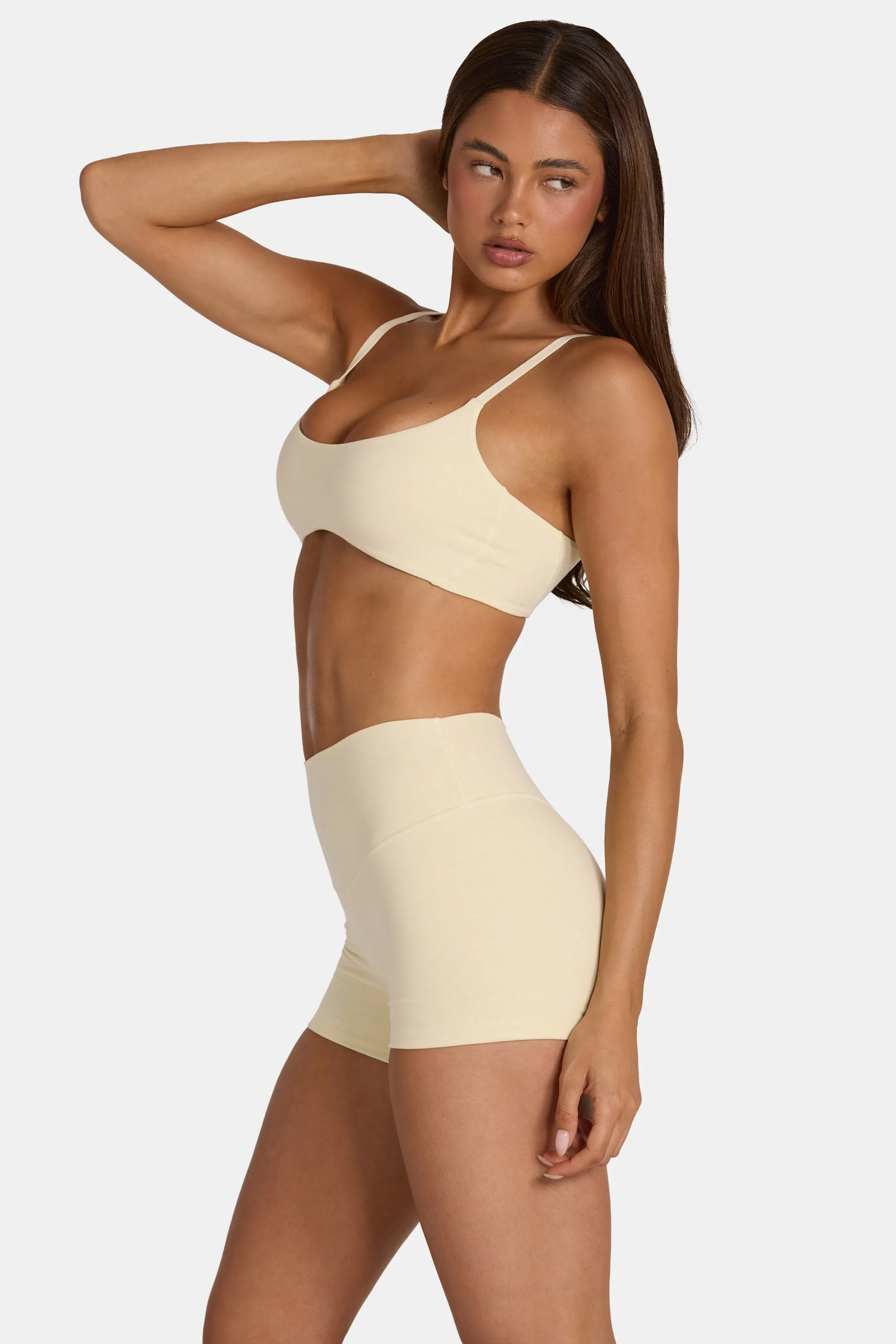 Soft Active Low-Impact Sports Bra in Lemon Marl sold by Bo + Tee product image thumbnail 3