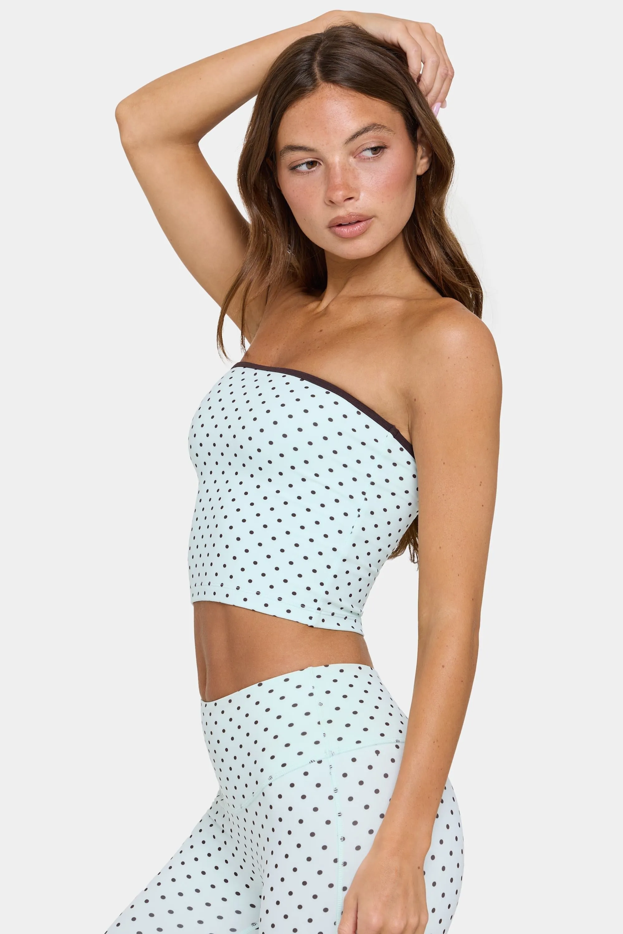 Soft Active Bandeau Top in Mint Chip sold by Bo + Tee product image thumbnail 4