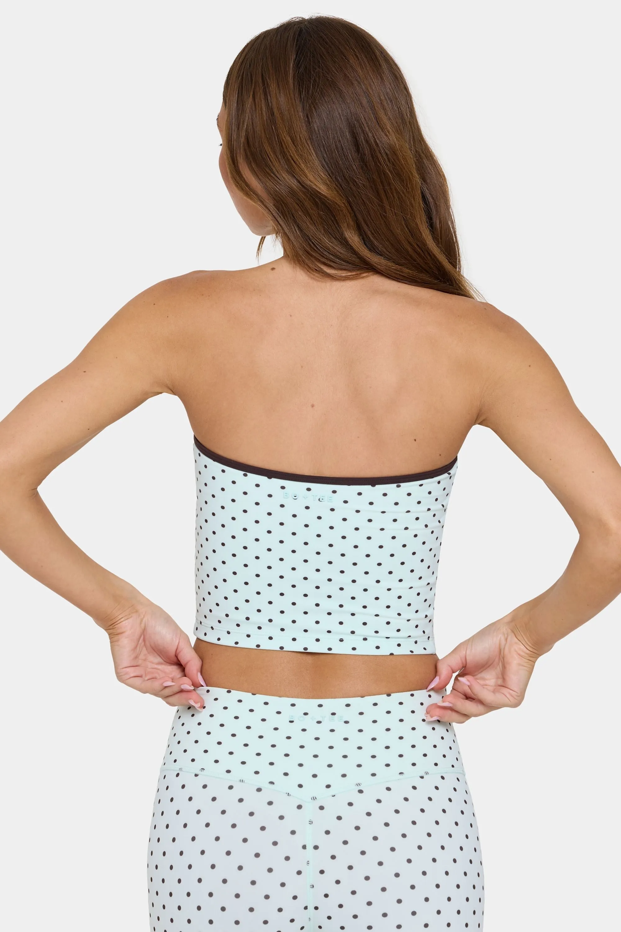 Soft Active Bandeau Top in Mint Chip sold by Bo + Tee product image thumbnail 3