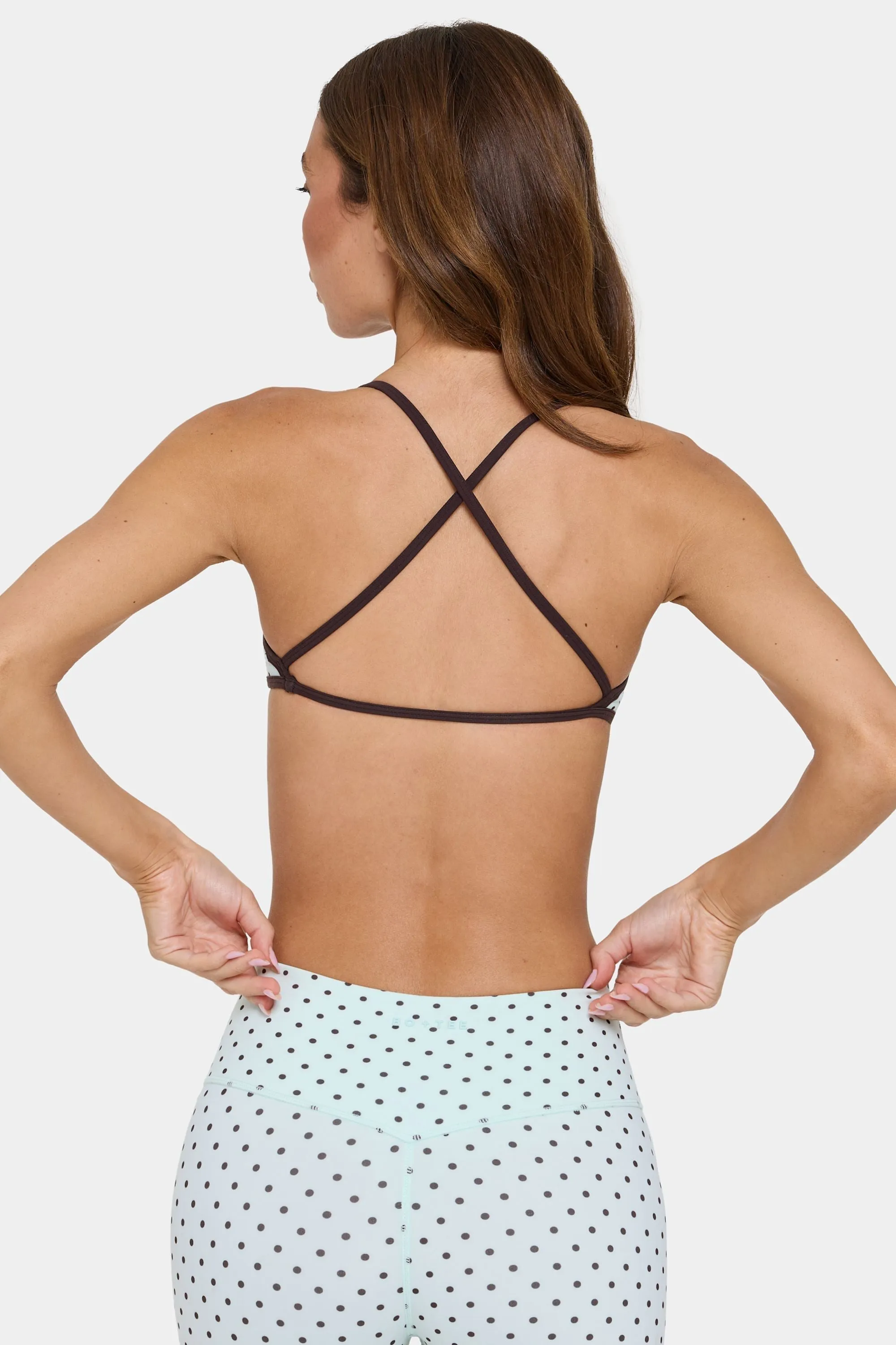 Soft Active Low-Impact Sports Bra in Mint Chip sold by Bo + Tee product image thumbnail 2