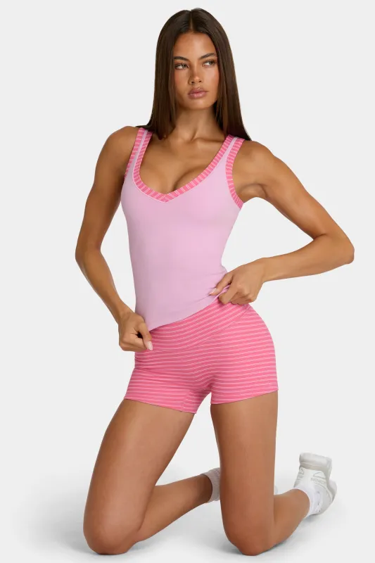 Soft Active Tank Top in Sweet Pink made by Bo + Tee