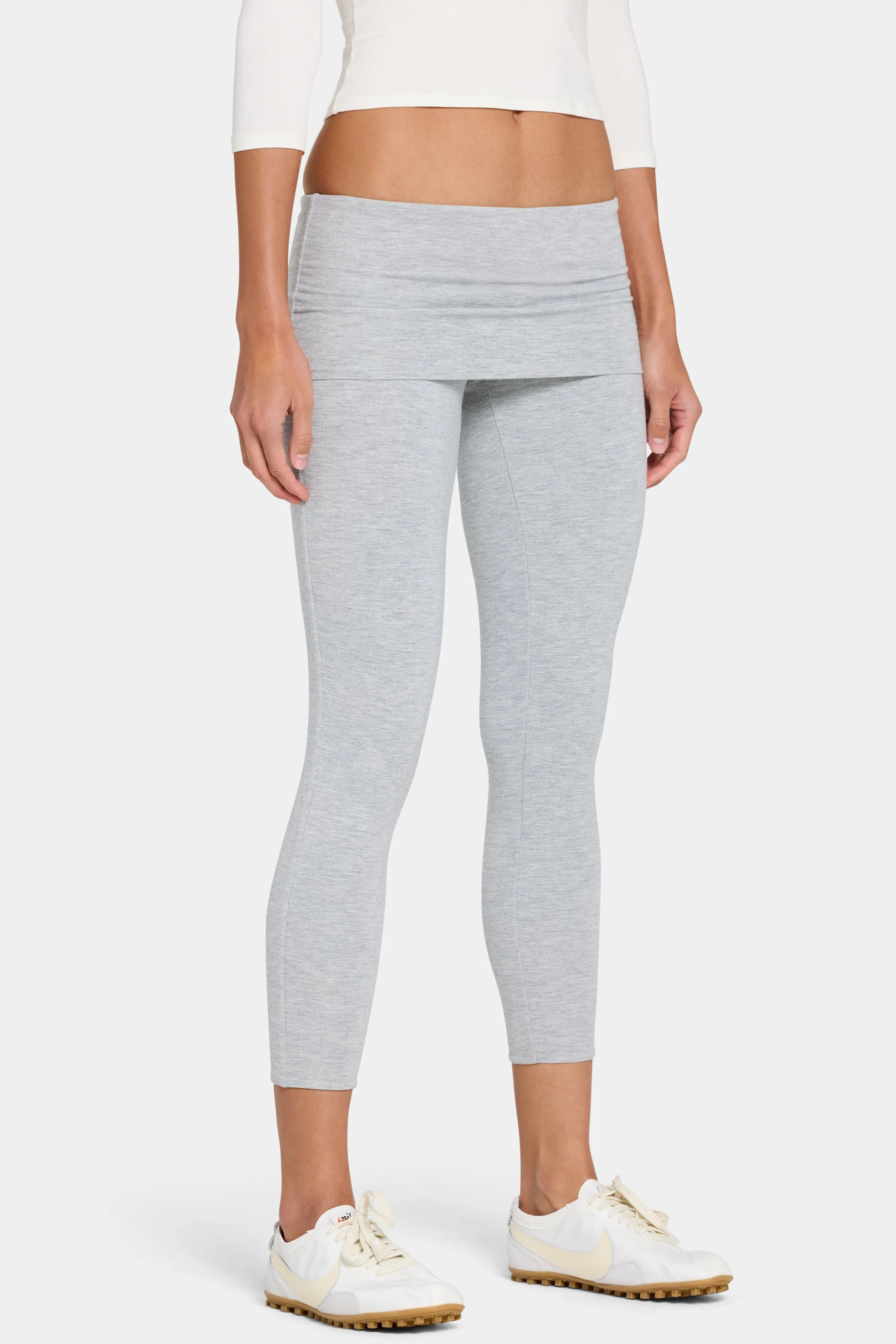 ButterCloud™ 7/8 Leggings in Grey Marl sold by Bo + Tee product image thumbnail 4