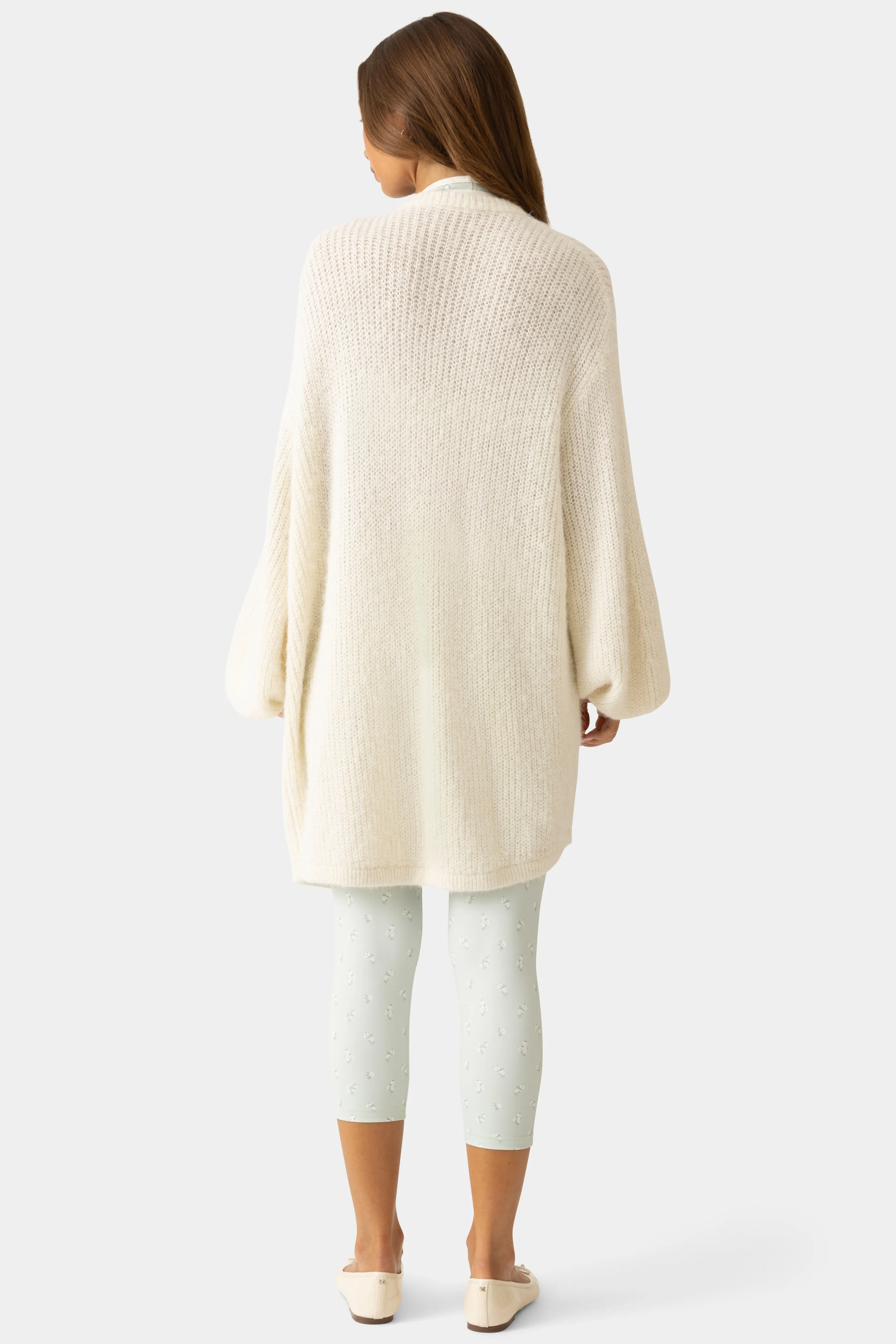Soft Knit Cardigan in Coconut sold by Bo + Tee product image thumbnail 2