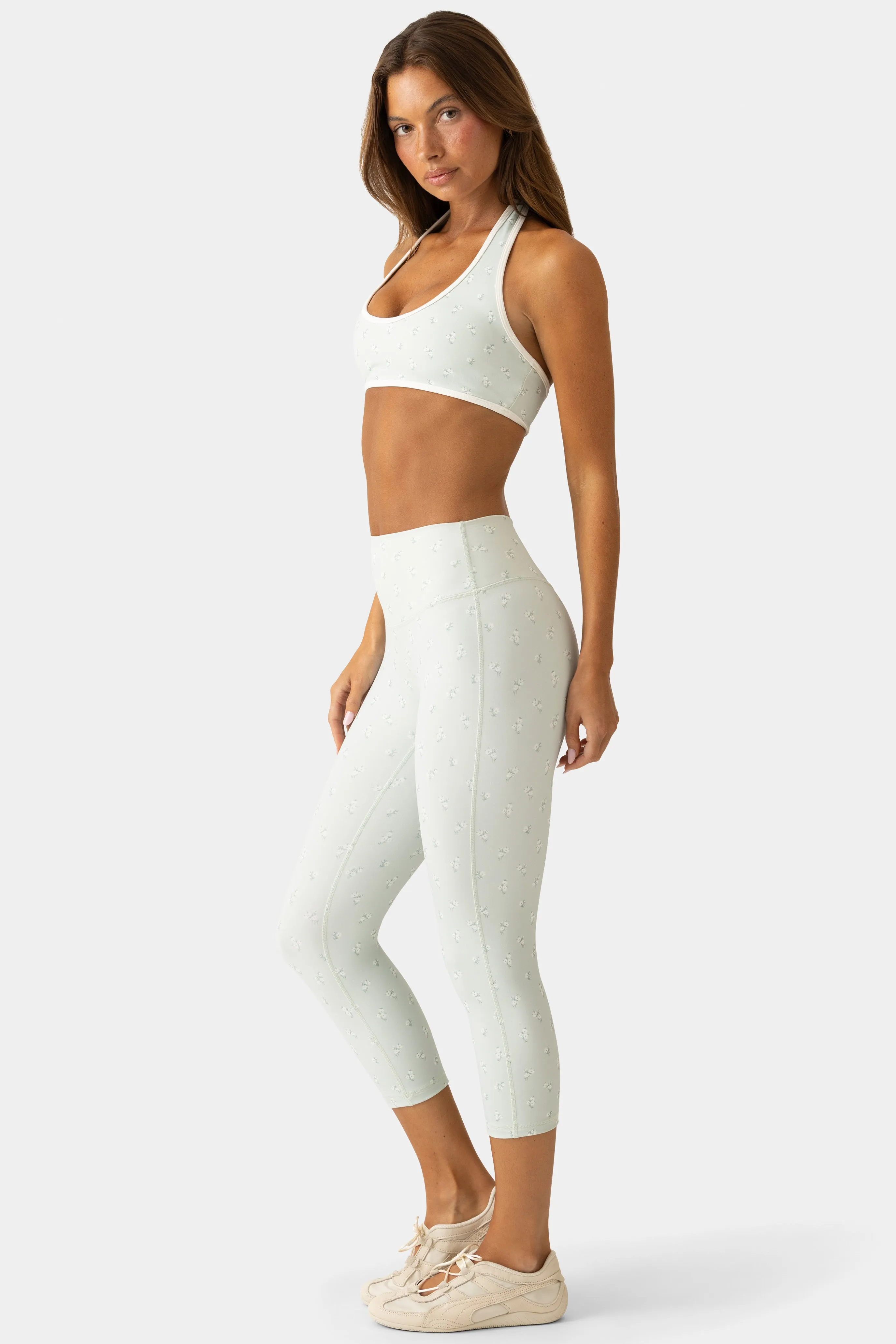 Soft Active Capri Leggings in Matcha Meadow sold by Bo + Tee product image thumbnail 4