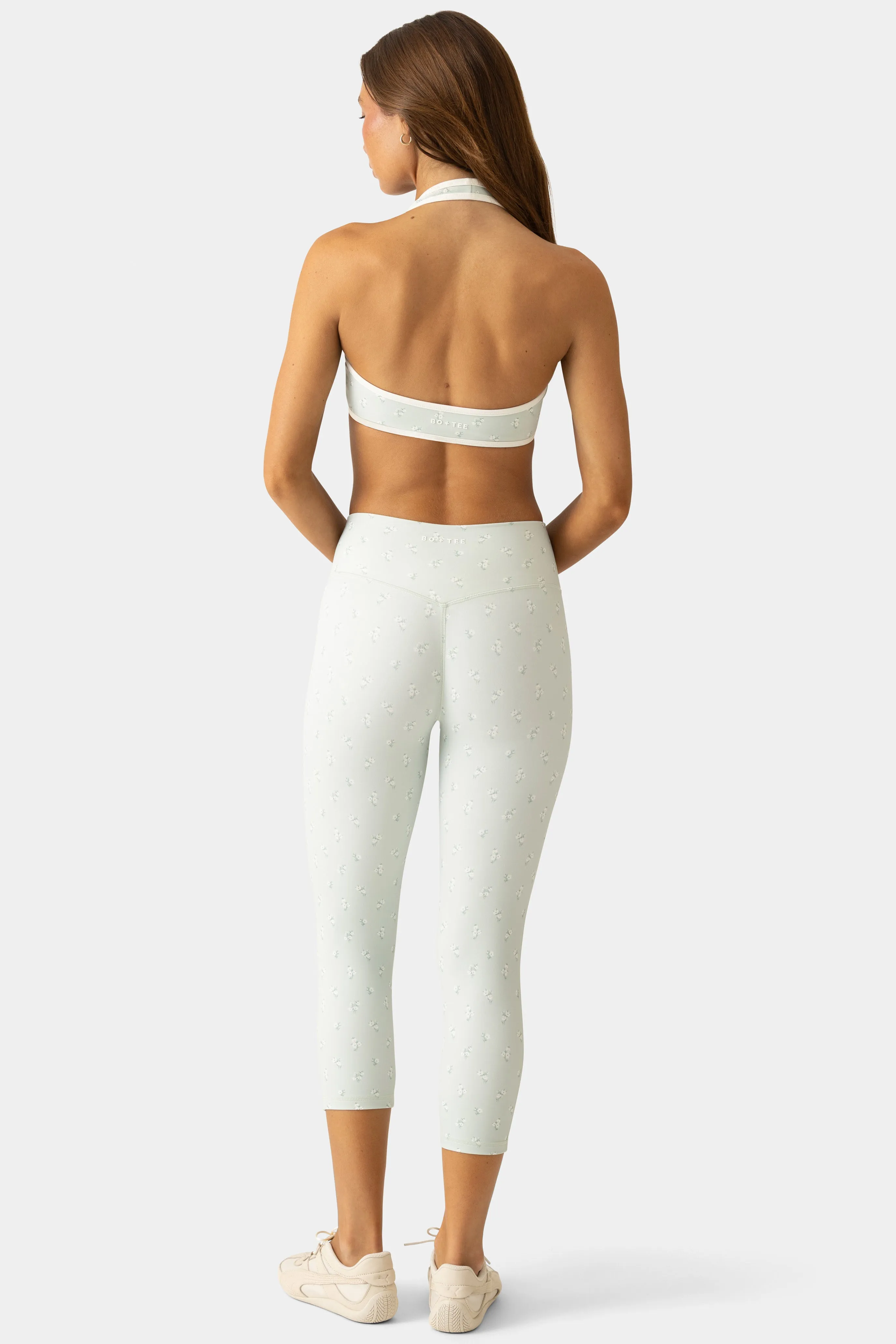 Soft Active Capri Leggings in Matcha Meadow sold by Bo + Tee product image thumbnail 2