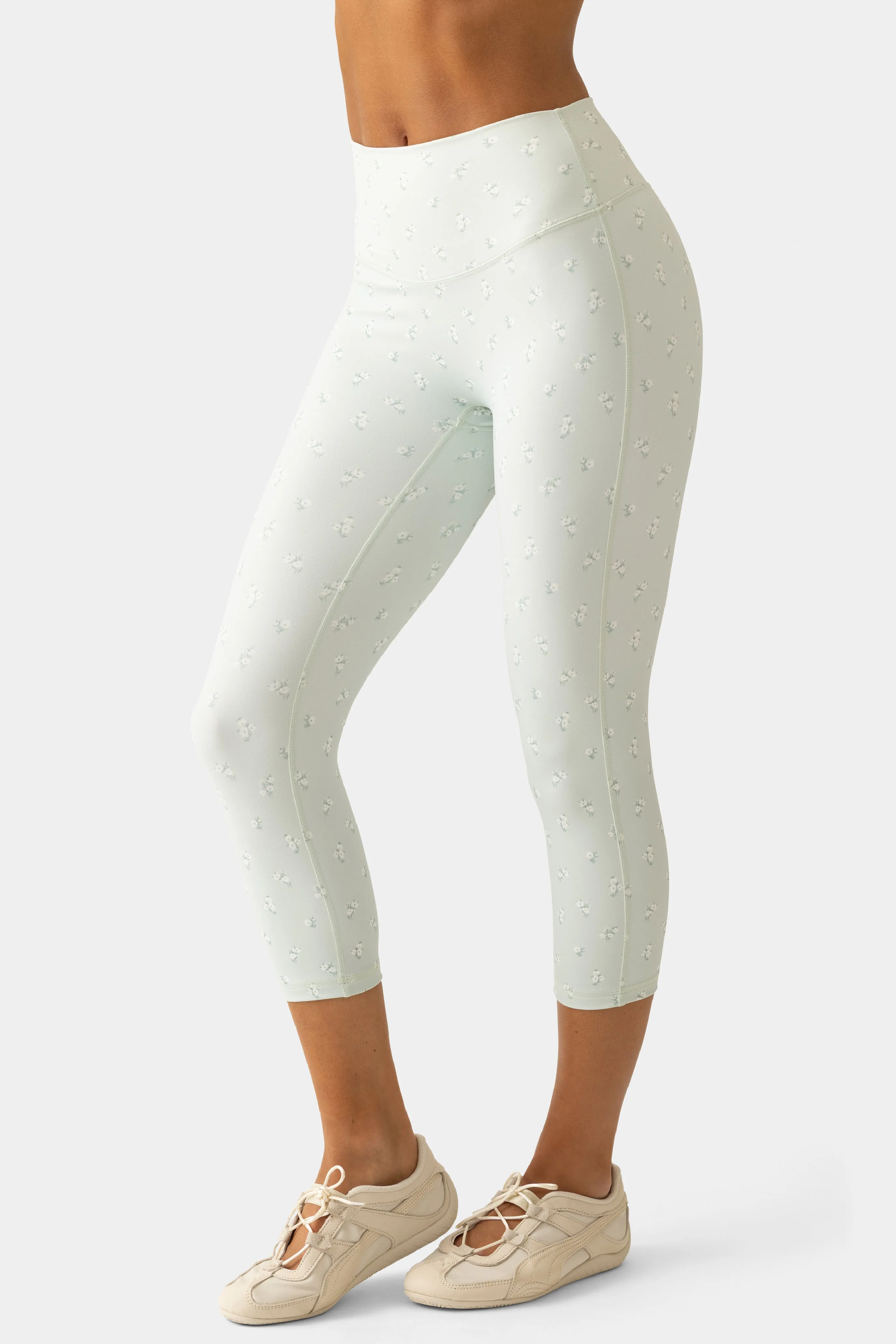 Soft Active Capri Leggings in Matcha Meadow sold by Bo + Tee product image thumbnail 3