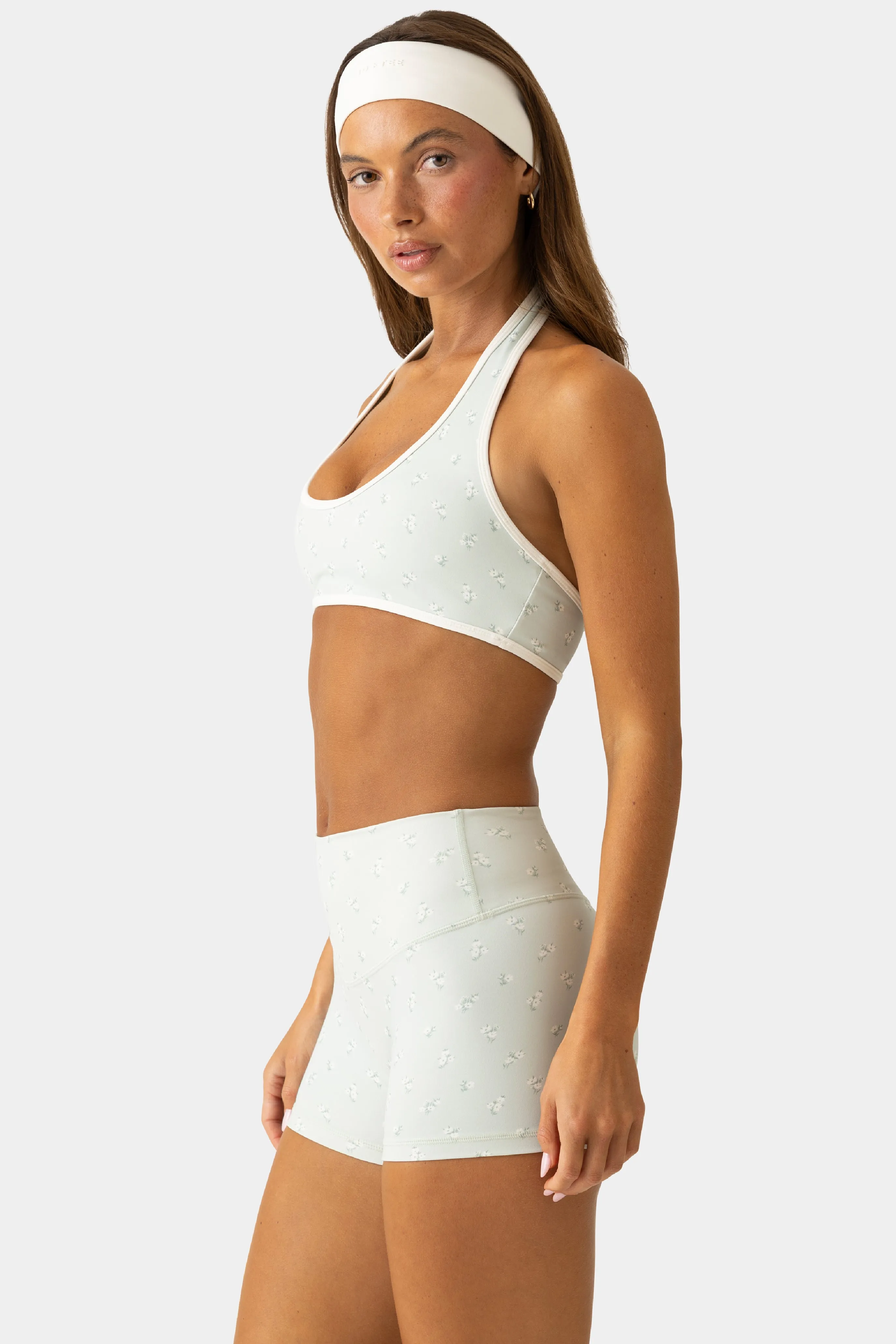 Soft Active Mini Shorts in Matcha Meadow sold by Bo + Tee product image thumbnail 4