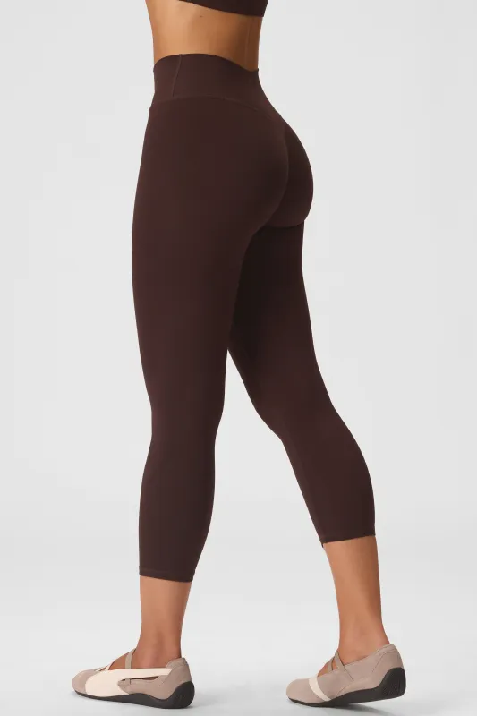 Soft Active 7/8 Leggings in Espresso made by Bo + Tee