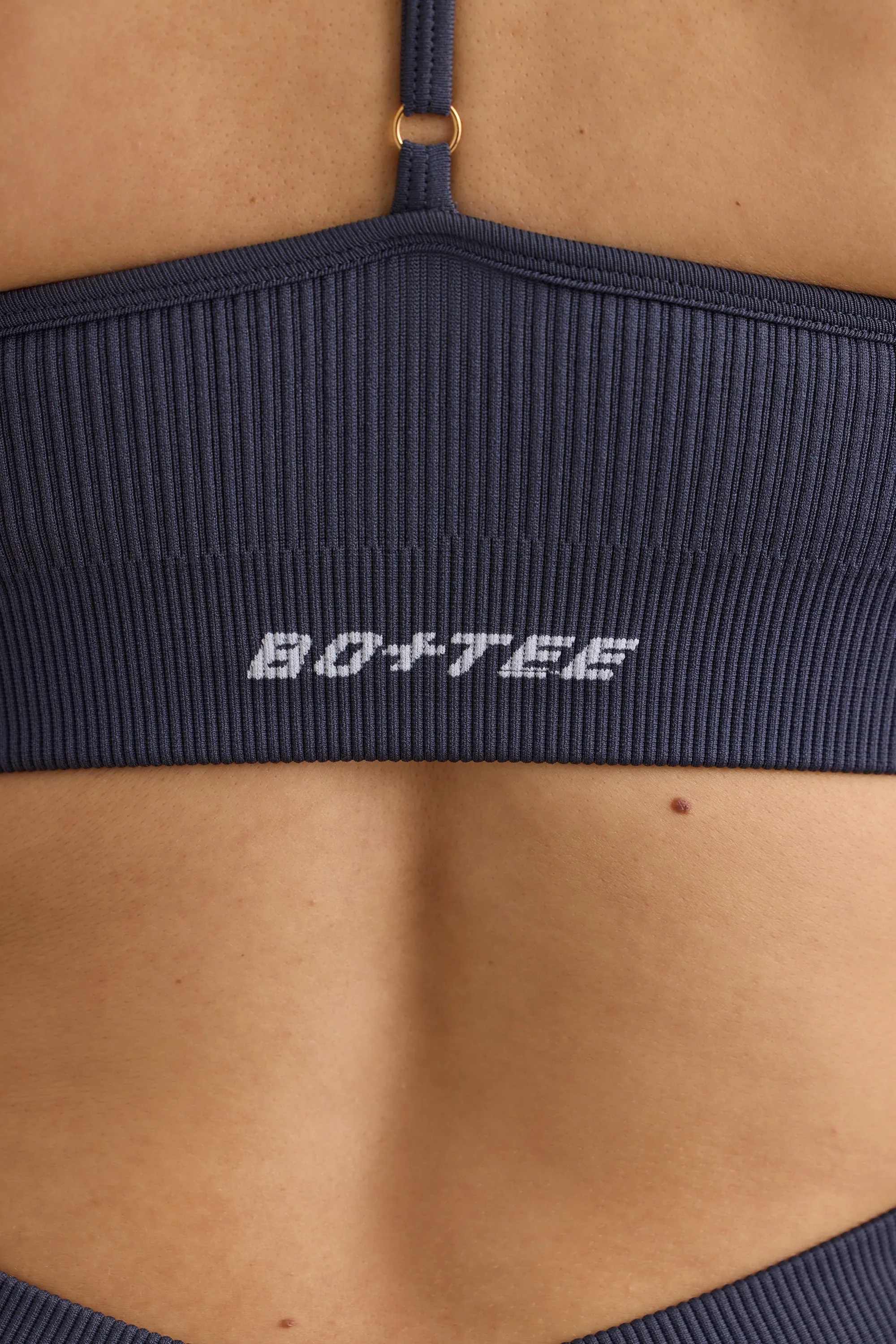 FlexiRib Y-Back Sports Bra in Indigo Slate sold by Bo + Tee product image thumbnail 5
