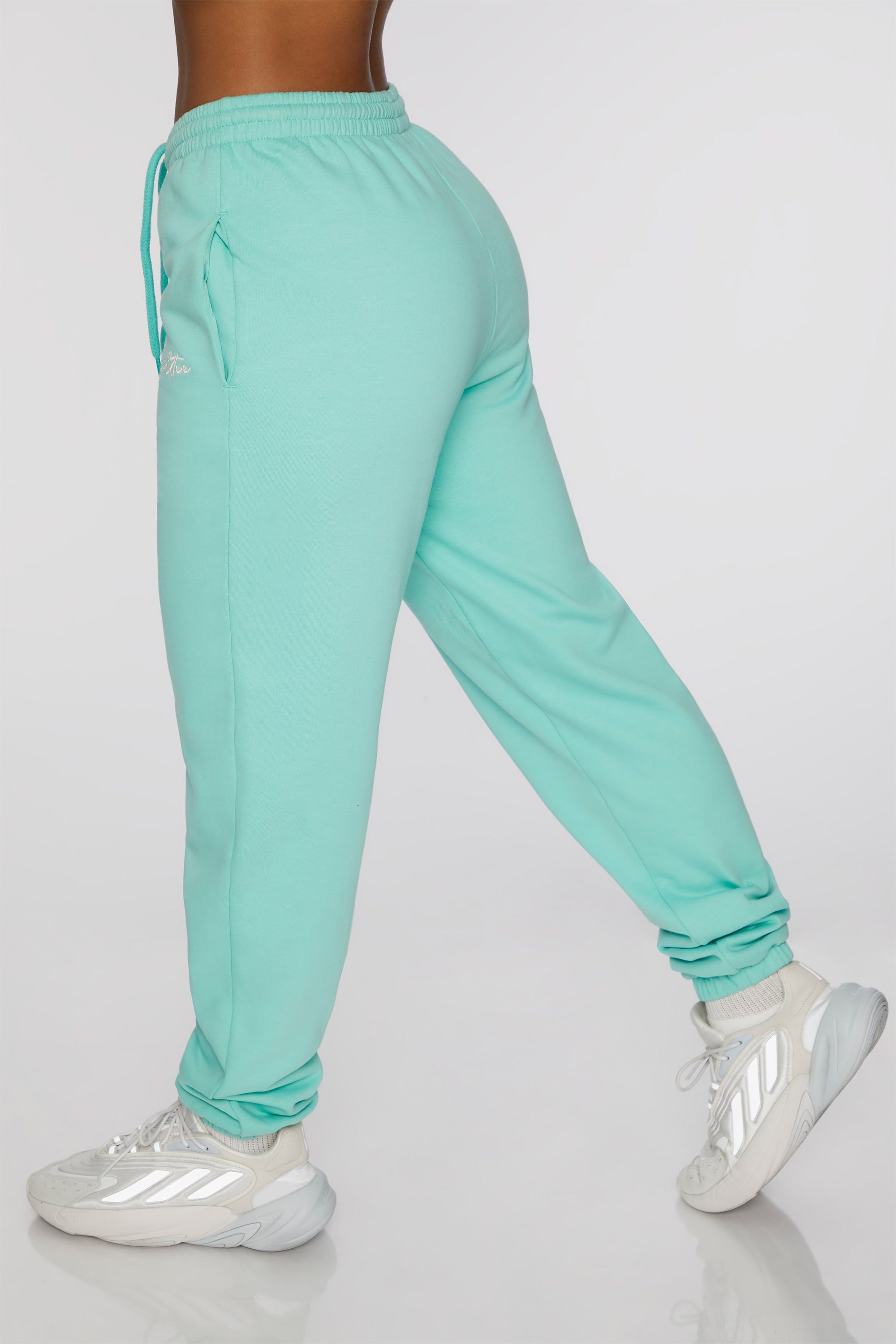 Petite Always Improving - Sweat Pants in Turquoise sold by Bo + Tee product image thumbnail 2