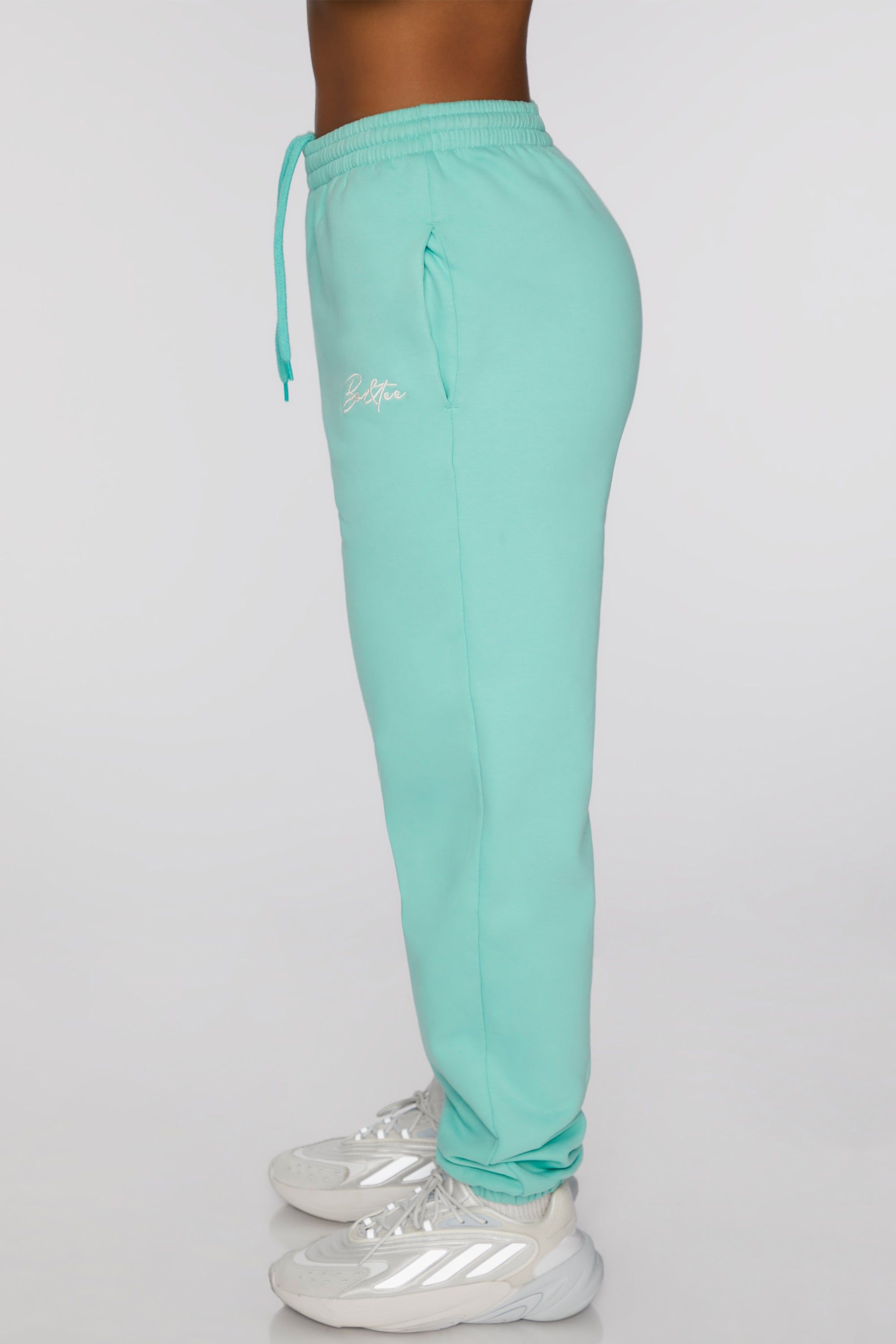 Petite Always Improving - Sweat Pants in Turquoise sold by Bo + Tee product image thumbnail 4