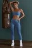 Dedication - Petite High Waist Wrap Over Leggings in Blue sold by Bo + Tee