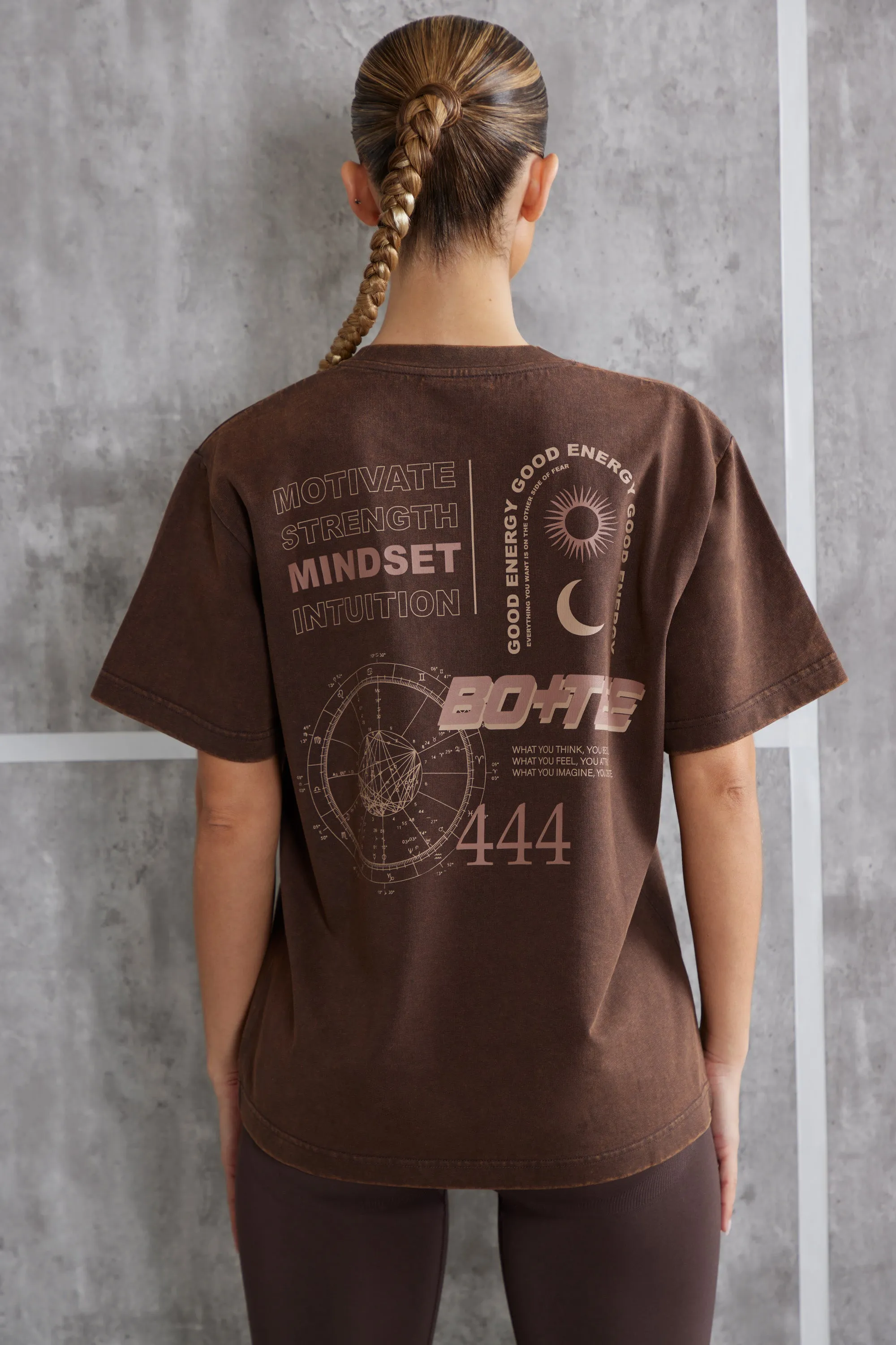 Unwind - Oversized T-Shirt in Brown sold by Bo + Tee product image thumbnail 4