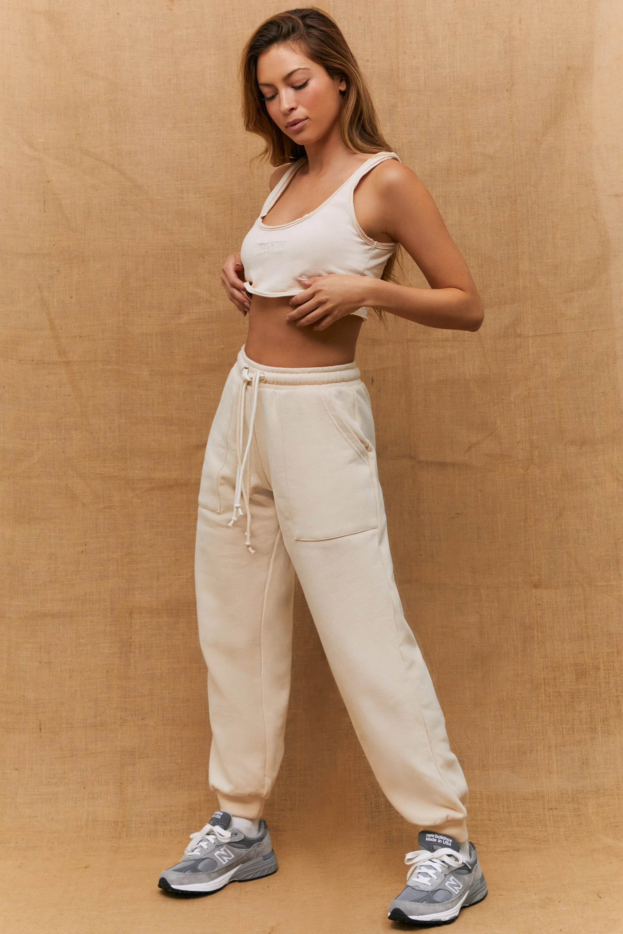 Tough Petite - Joggers in Sand sold by Bo + Tee product image thumbnail 2