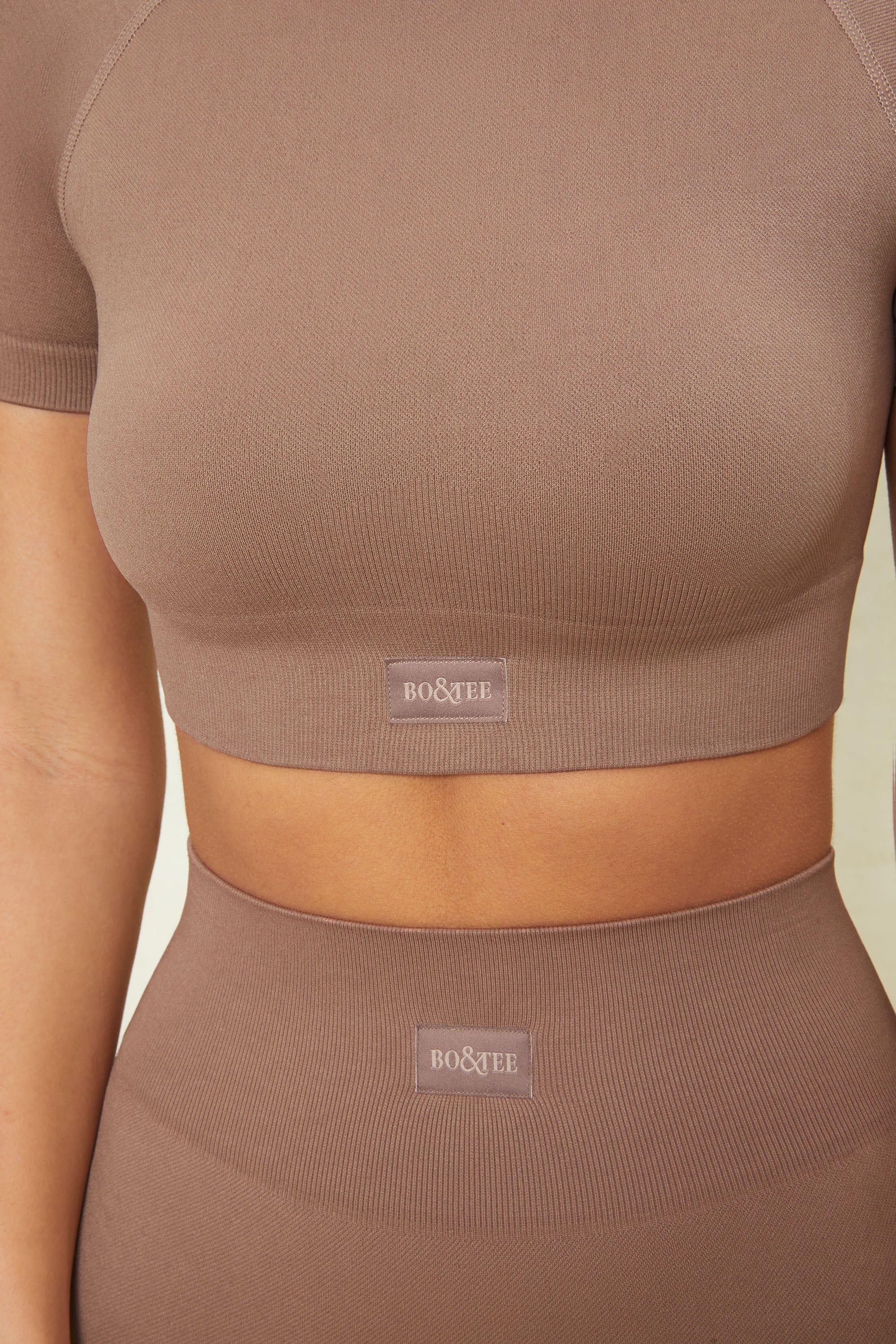 Control - Crop Top in Brown sold by Bo + Tee product image thumbnail 4