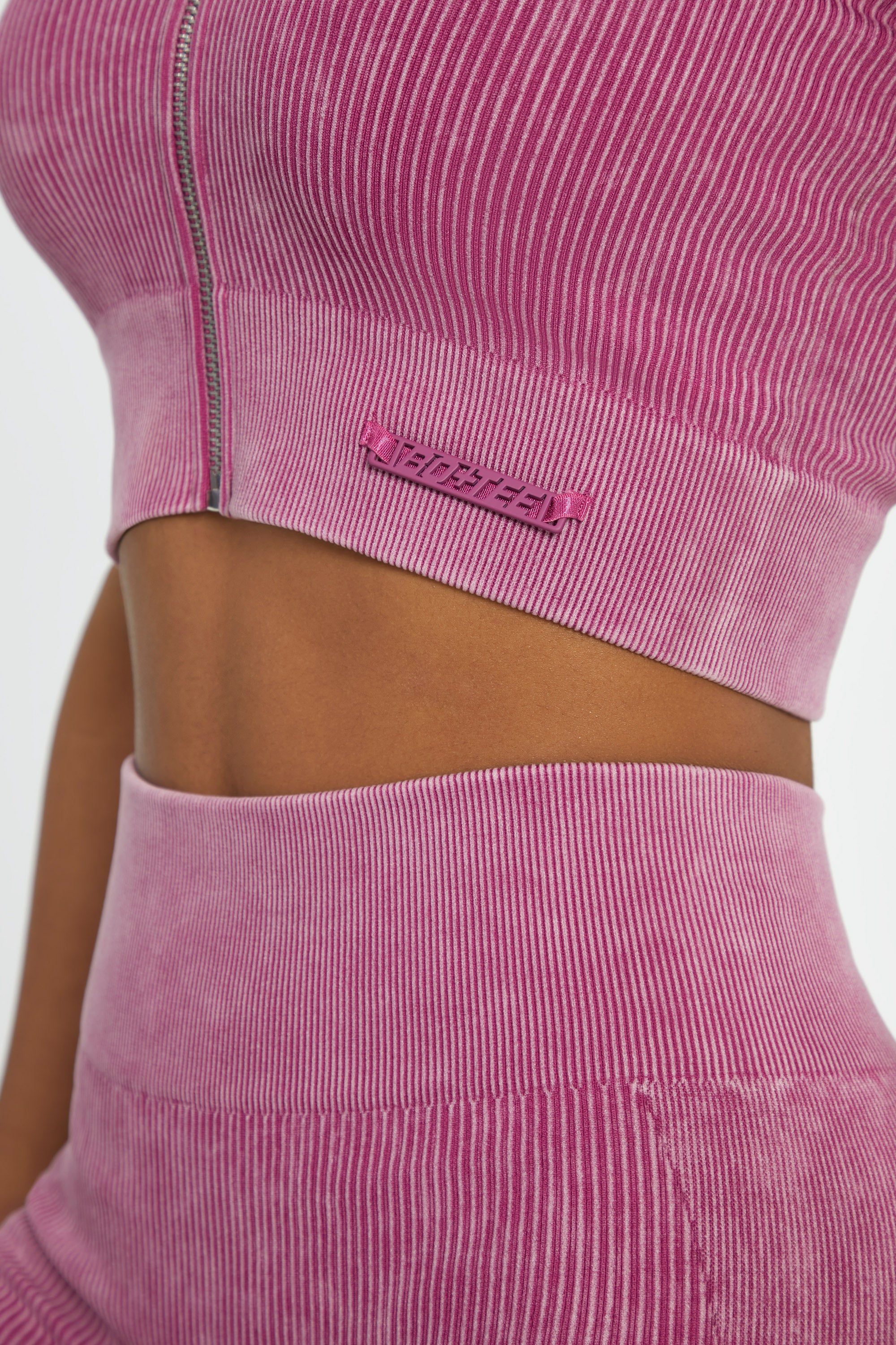 Chase - Crop Top in Dark Pink sold by Bo + Tee product image thumbnail 4