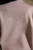 Comfort Zone - Oversized Half Zip Sweatshirt in Taupe sold by Bo + Tee