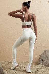 Stronger - Petite Seamless High Waist Leggings in Cream sold by Bo + Tee