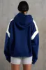 Academic - Oversized Hooded Sweatshirt in Navy sold by Bo + Tee