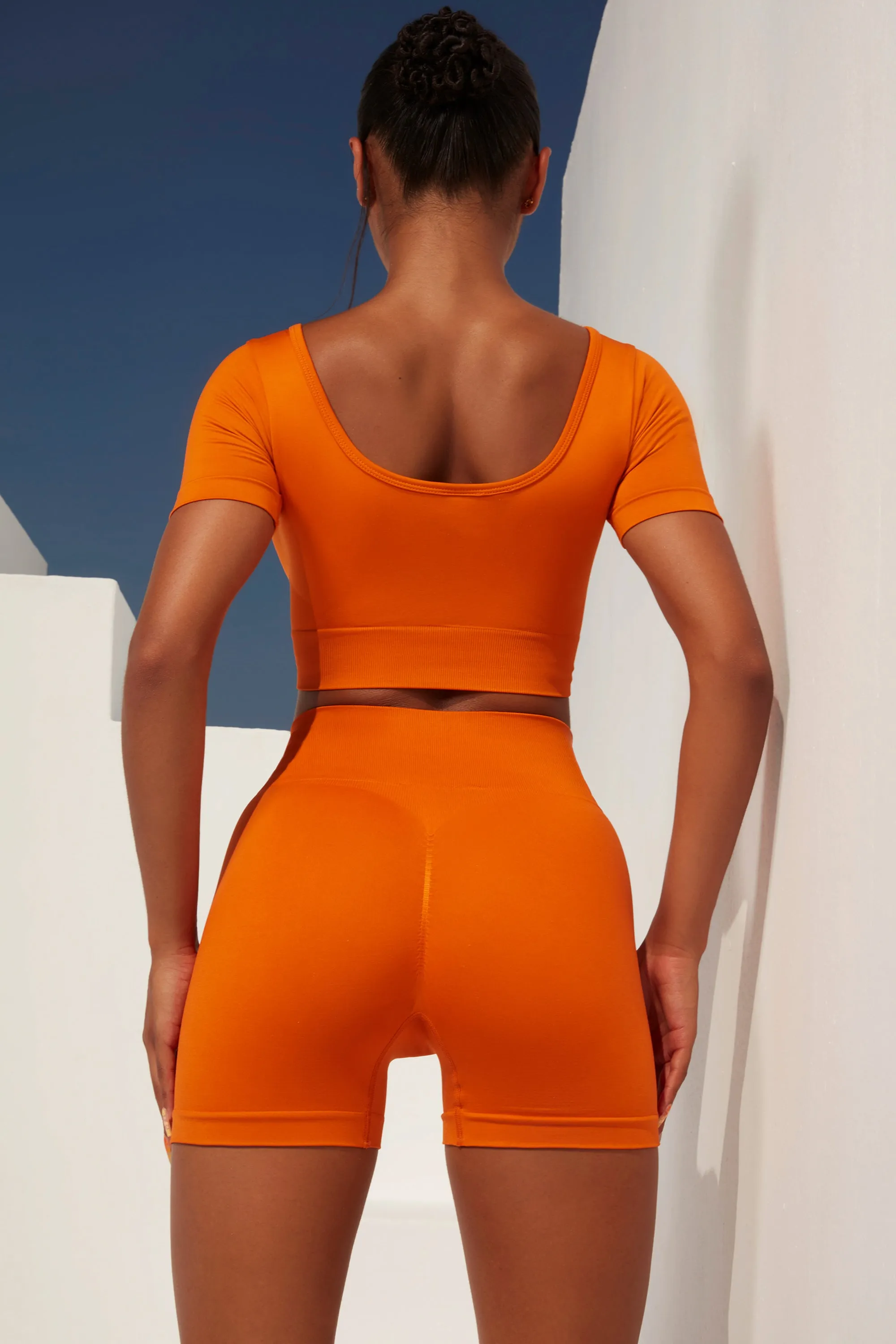Gradient - Top in Deep Orange sold by Bo + Tee product image thumbnail 3
