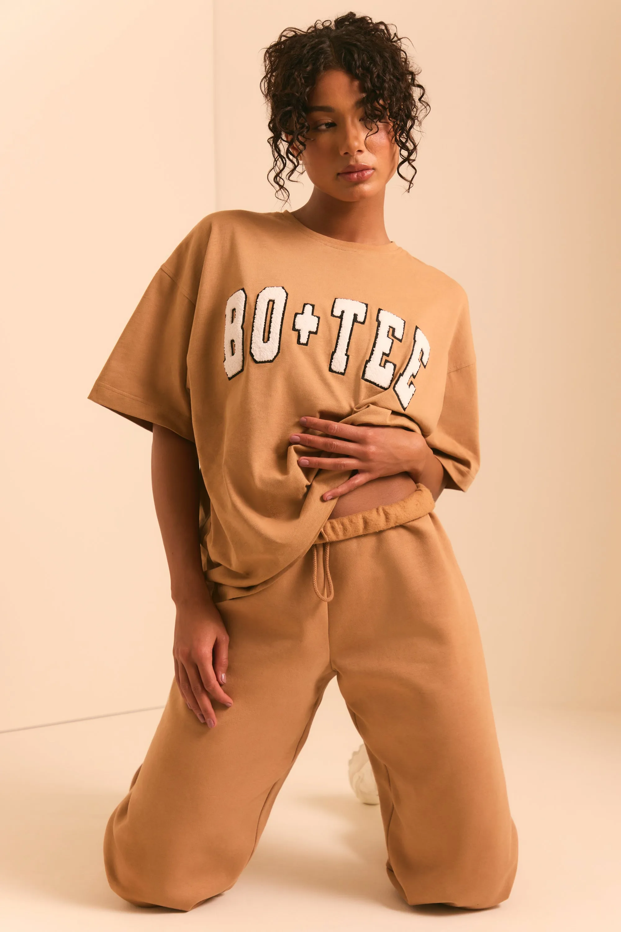 Relaxed Fit Joggers in Chestnut Brown sold by Bo + Tee product image thumbnail 5