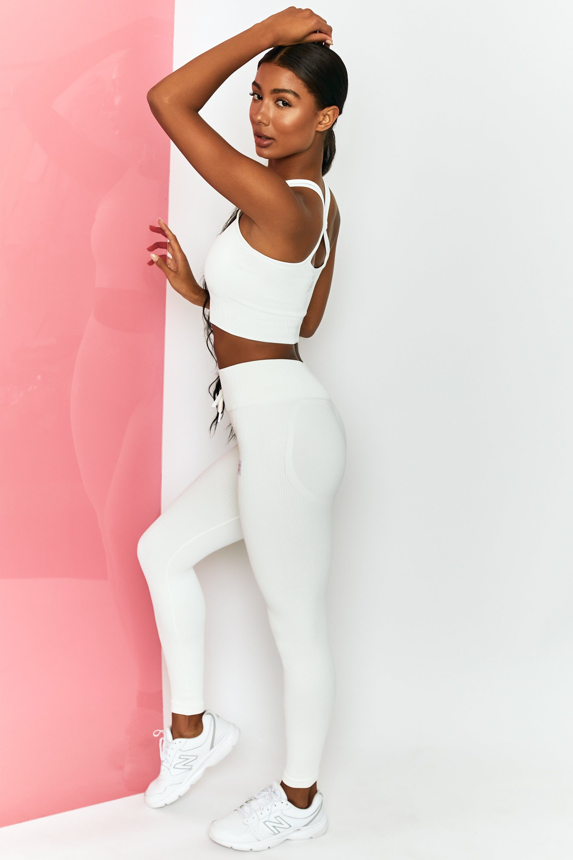 Energise Petite - Leggings in White sold by Bo + Tee product image thumbnail 2