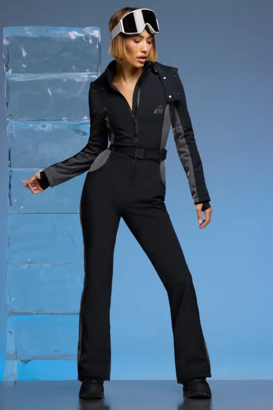 Freestyle - Petite Fleece Lined Ski Suit in Black sold by Bo + Tee