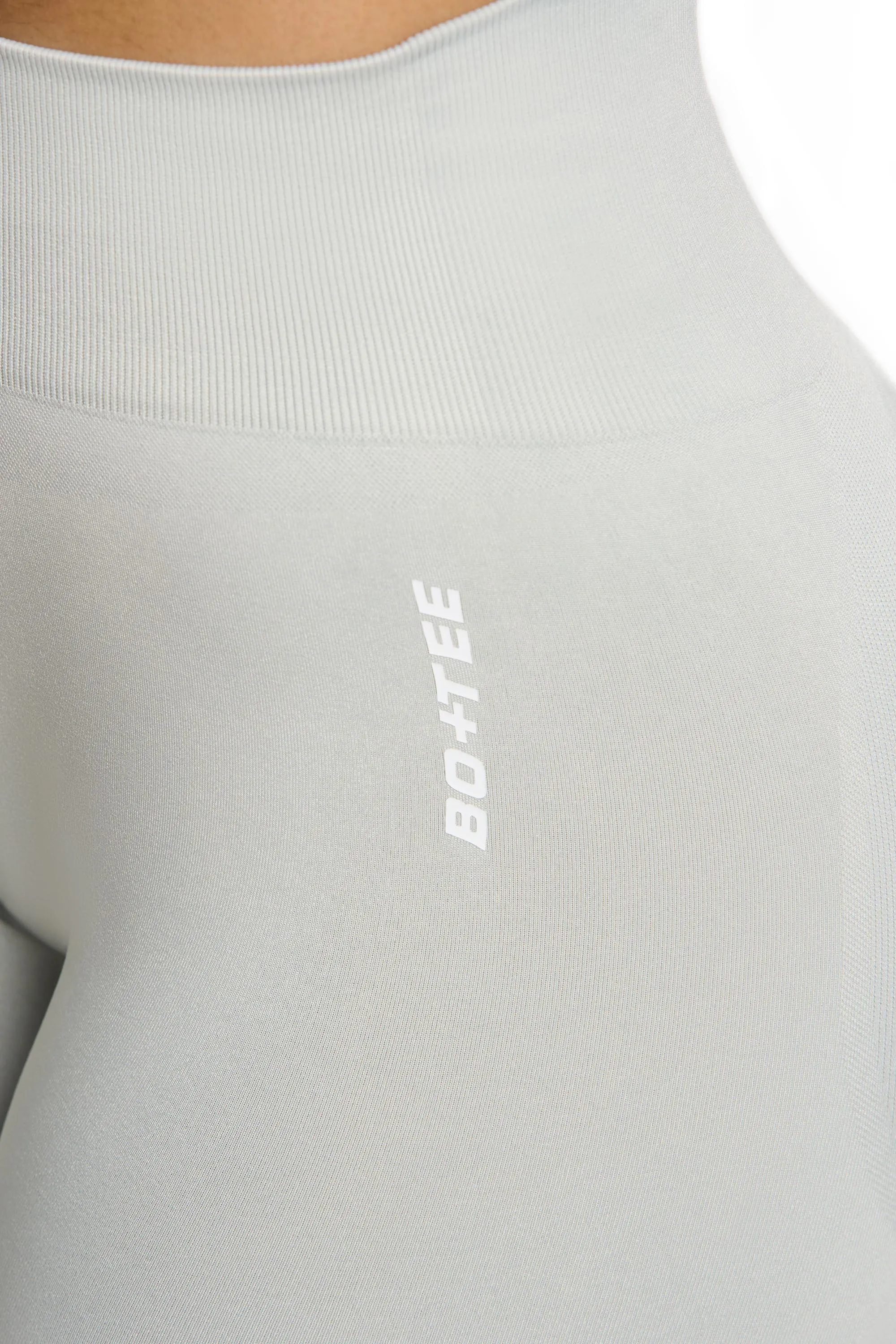 Motivation - Petite High Waist Seamless Leggings in Grey sold by Bo + Tee product image thumbnail 4