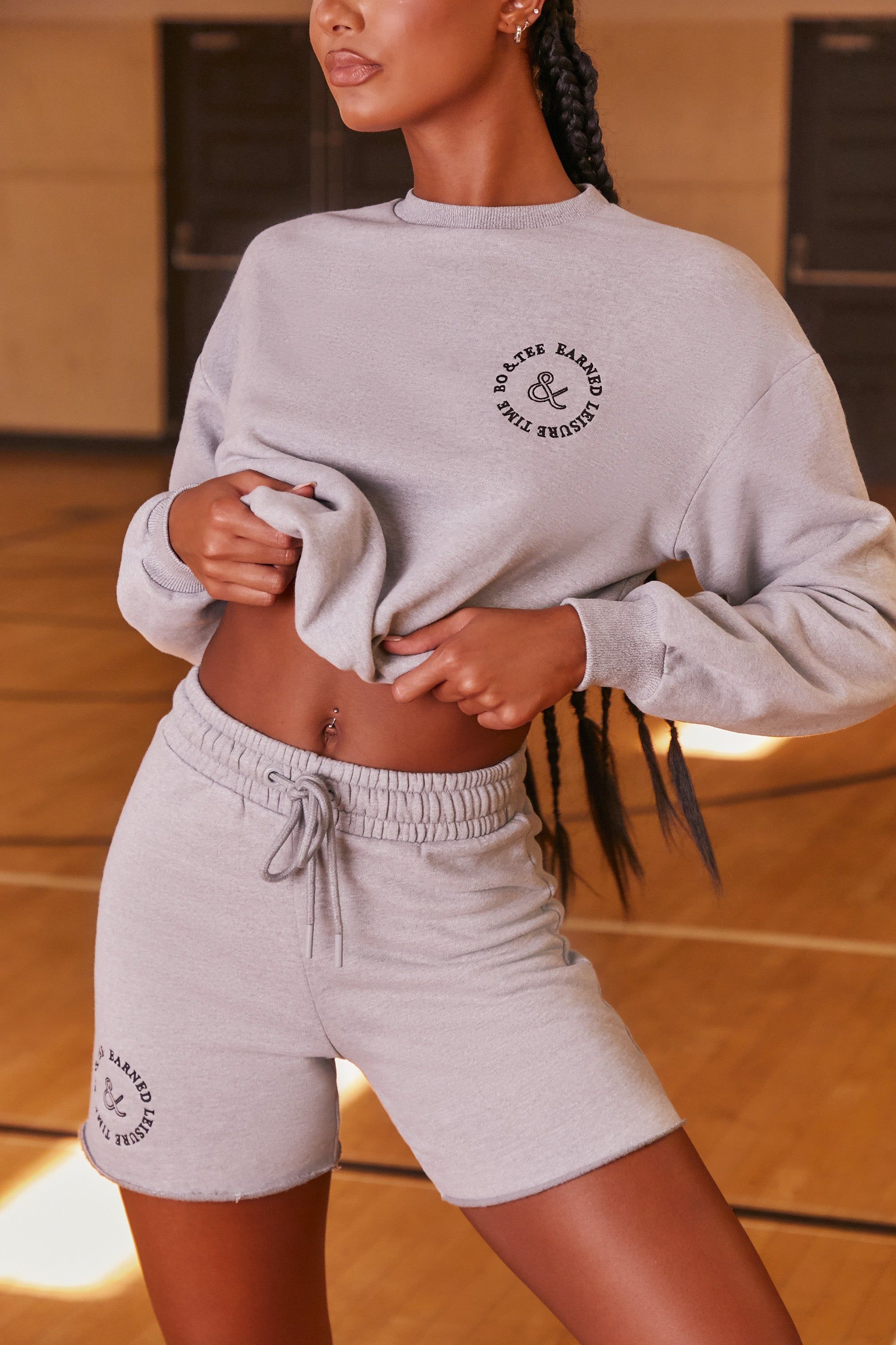 Heavyweight - Shorts in Grey sold by Bo + Tee product image thumbnail 5