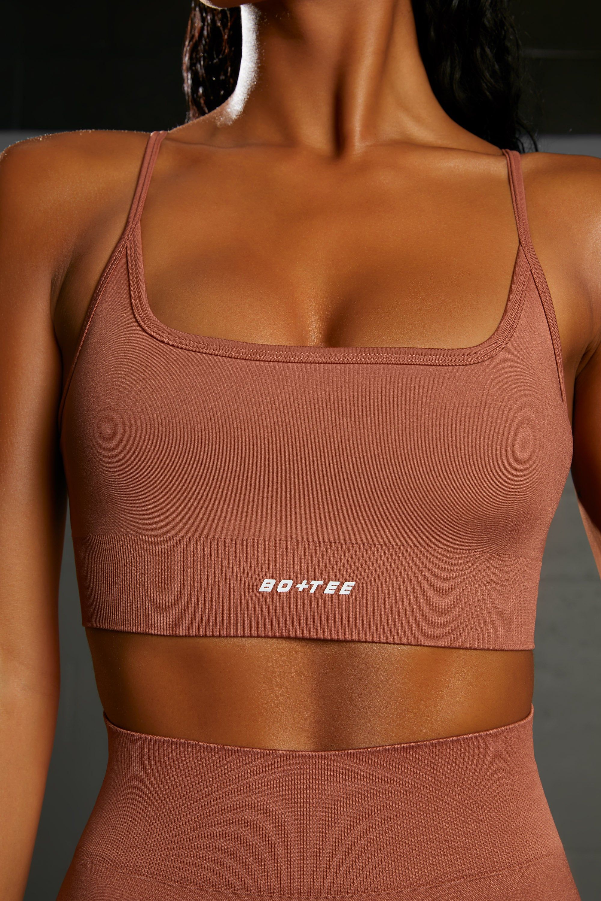Awaken - Sports Bra in Rust sold by Bo + Tee product image thumbnail 4