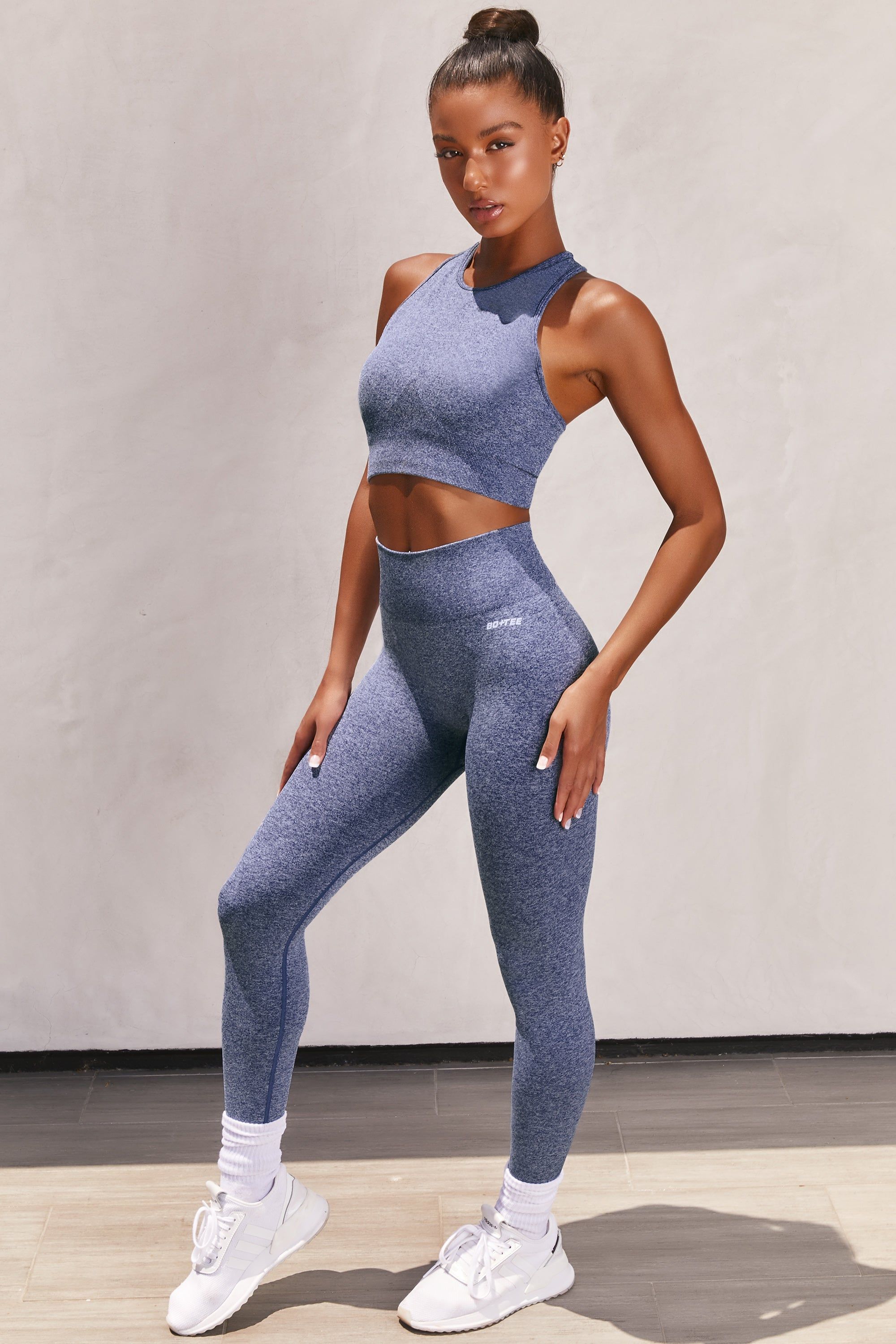 Success - Crop Top in Navy sold by Bo + Tee product image thumbnail 2