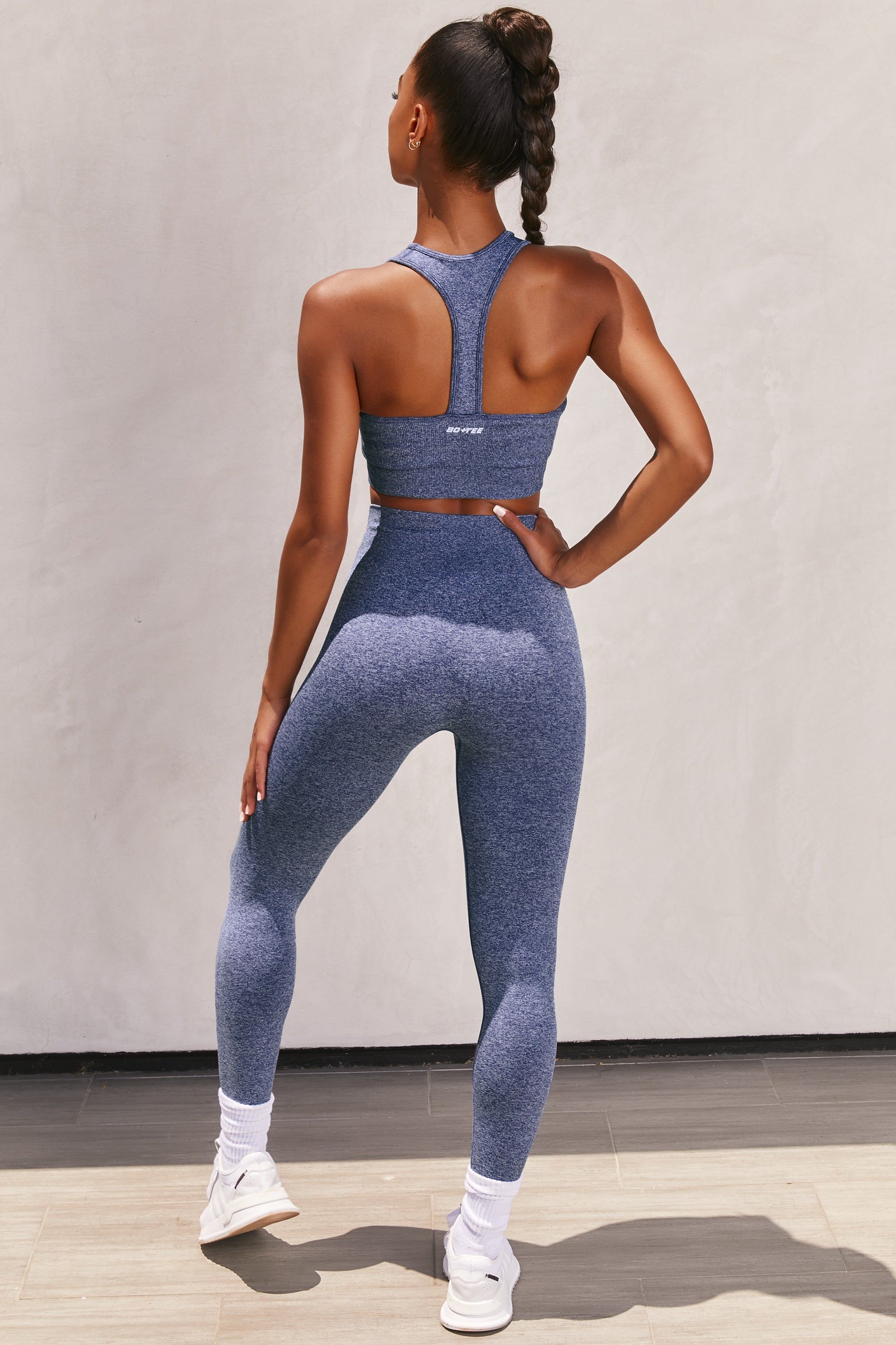 Success - Crop Top in Navy sold by Bo + Tee product image thumbnail 3