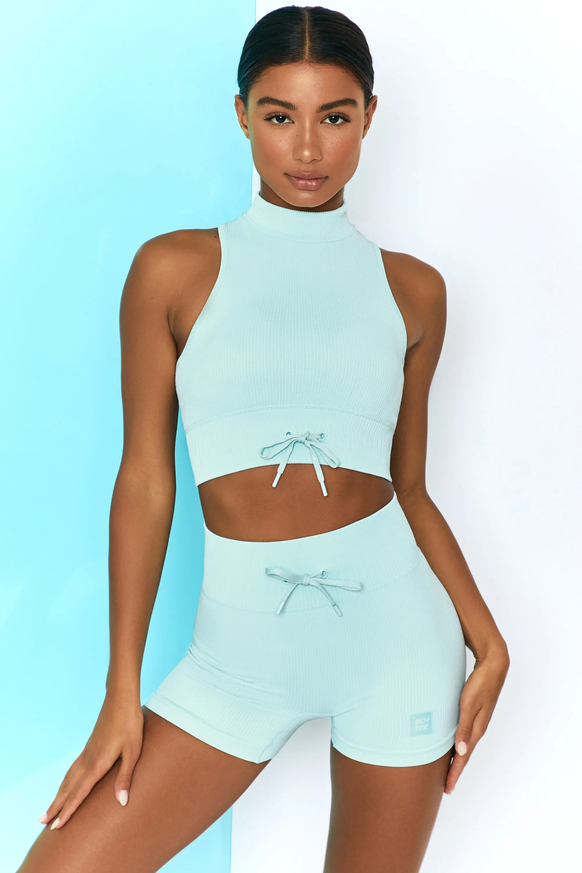 Miles Ahead - Crop Top in Light Blue sold by Bo + Tee product image thumbnail 2