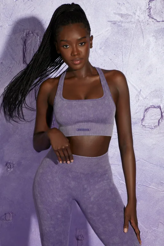 Iconic - Sports Bra in Violet sold by Bo + Tee