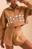 Restore - Half Zip Sweater in Chestnut Brown sold by Bo + Tee
