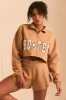 Restore - Half Zip Sweater in Chestnut Brown sold by Bo + Tee