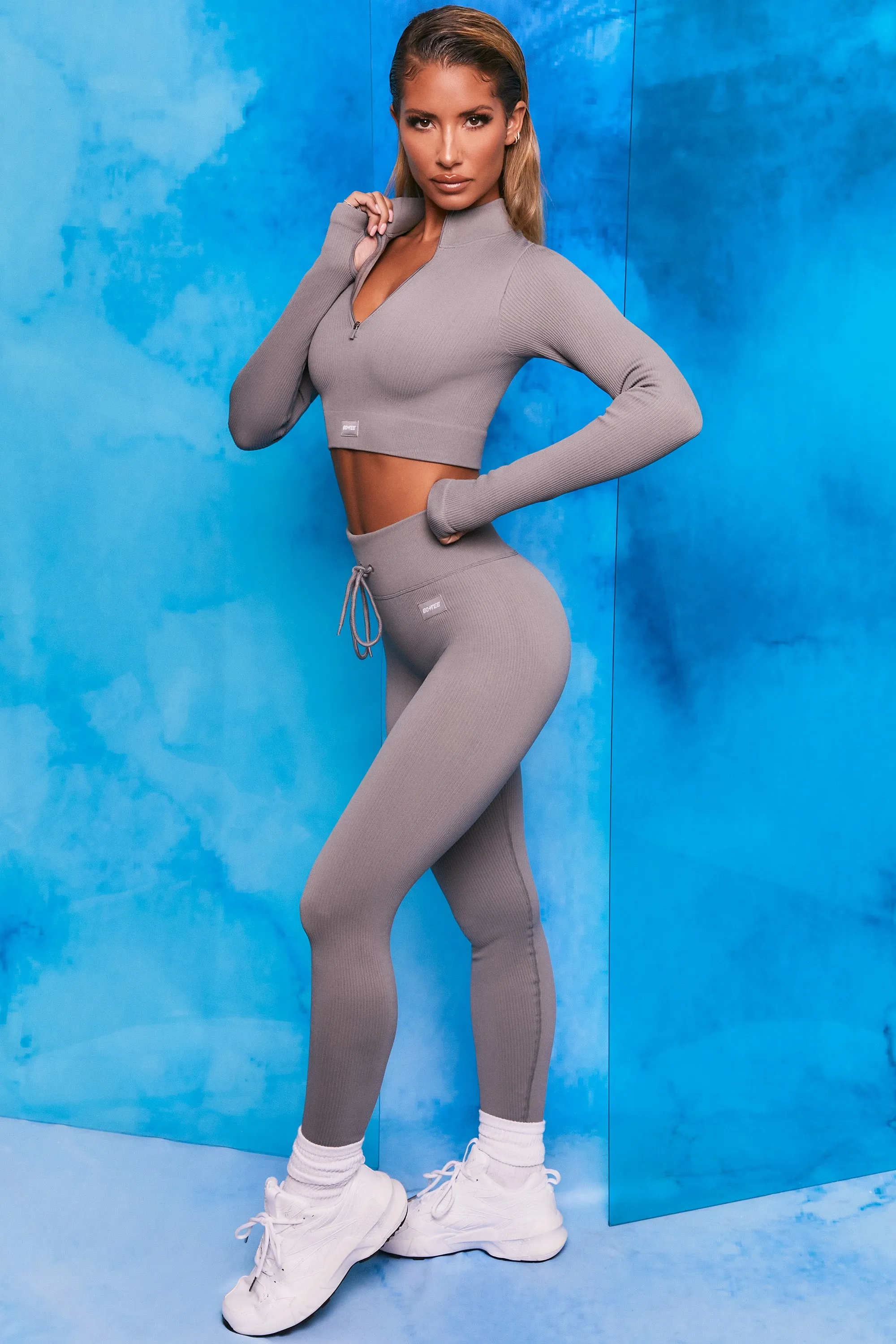 Endure - Crop Top in Dark Grey sold by Bo + Tee product image thumbnail 2