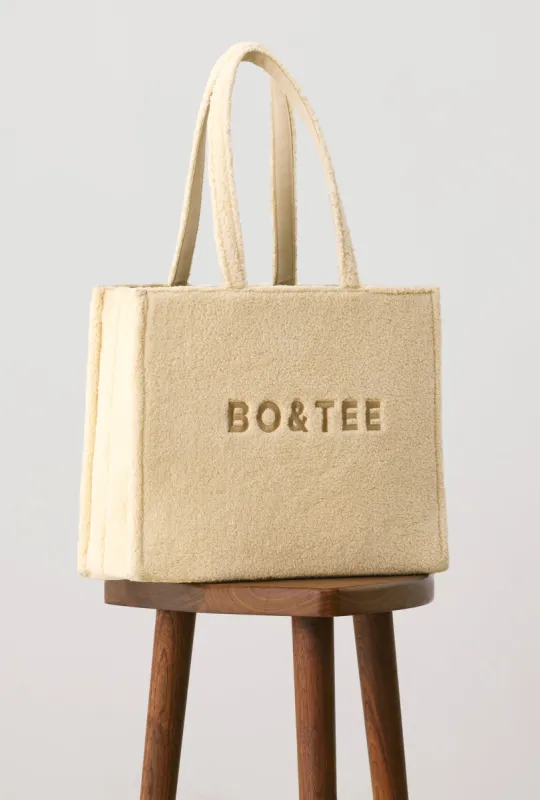Bliss - Fleece Tote Bag in Cashmere made by Bo + Tee