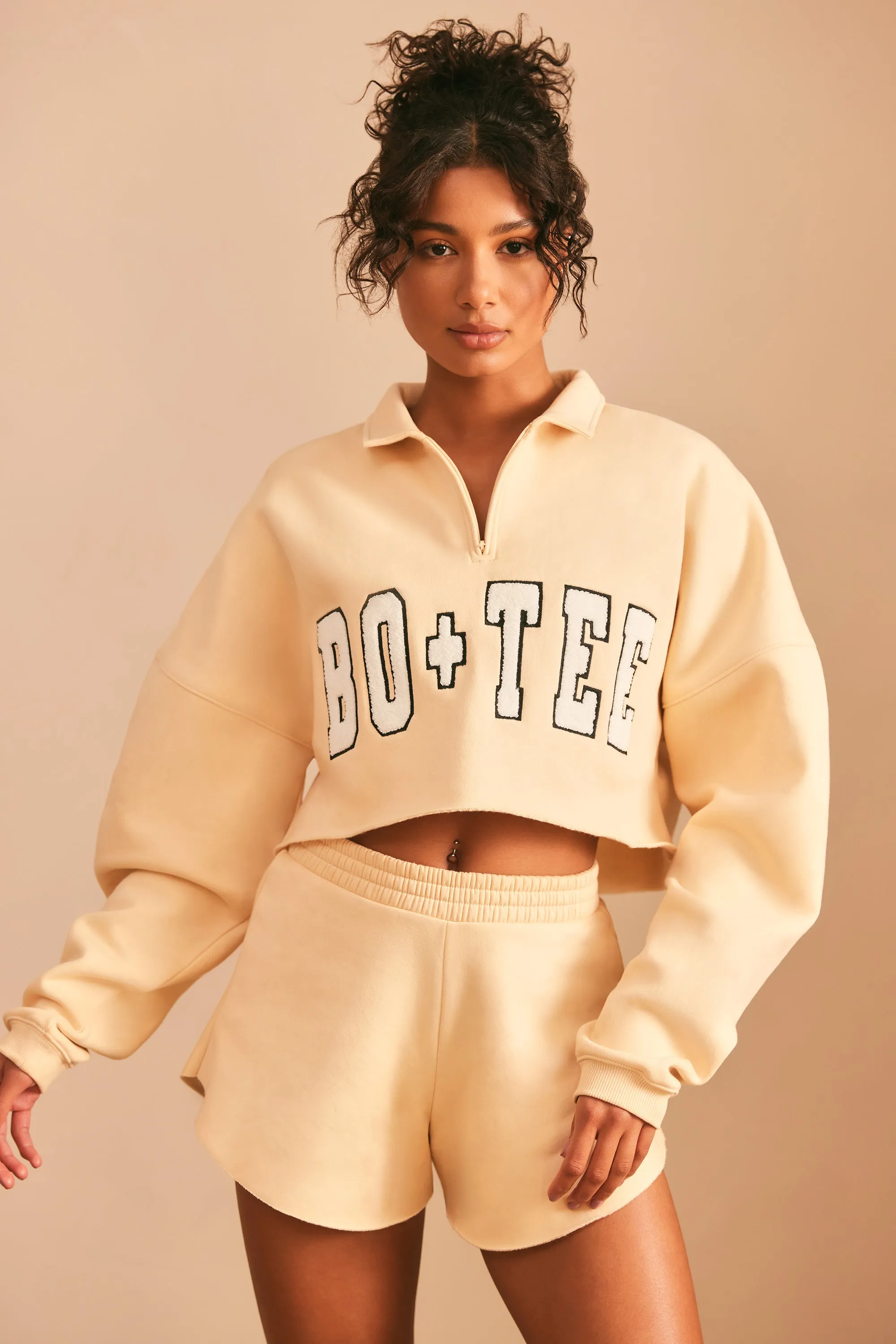 Restore - Half Zip Sweater in Sand sold by Bo + Tee product image thumbnail 4