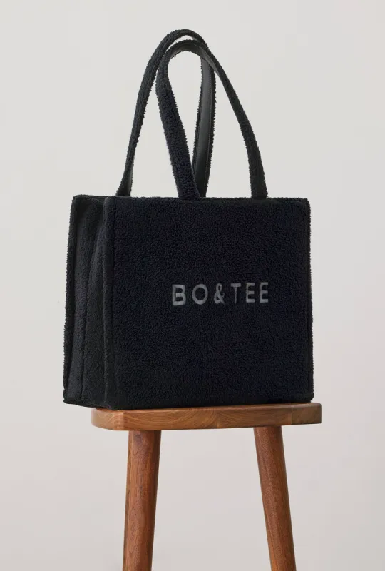 Bliss - Fleece Tote Bag in Onyx made by Bo + Tee