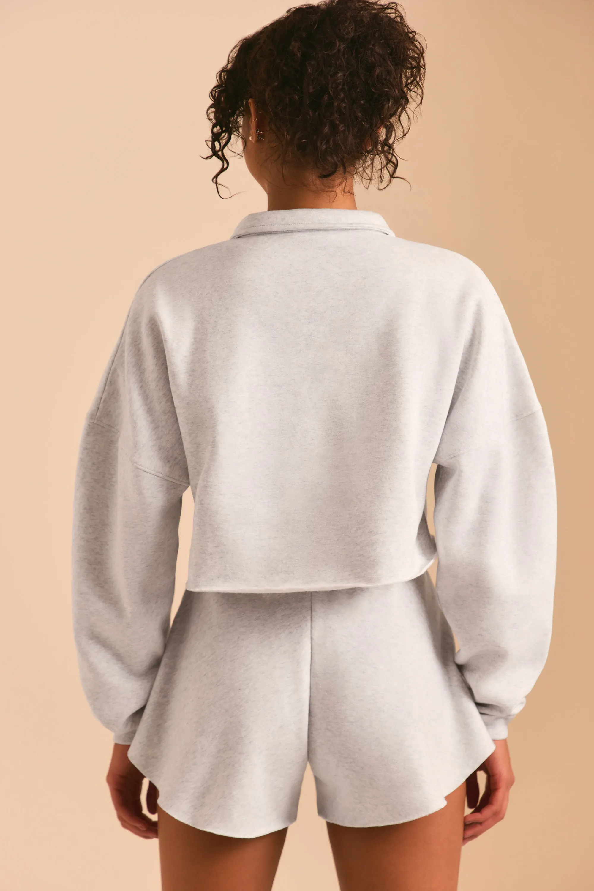 Half Zip Sweater in Heather Grey sold by Bo + Tee product image thumbnail 3