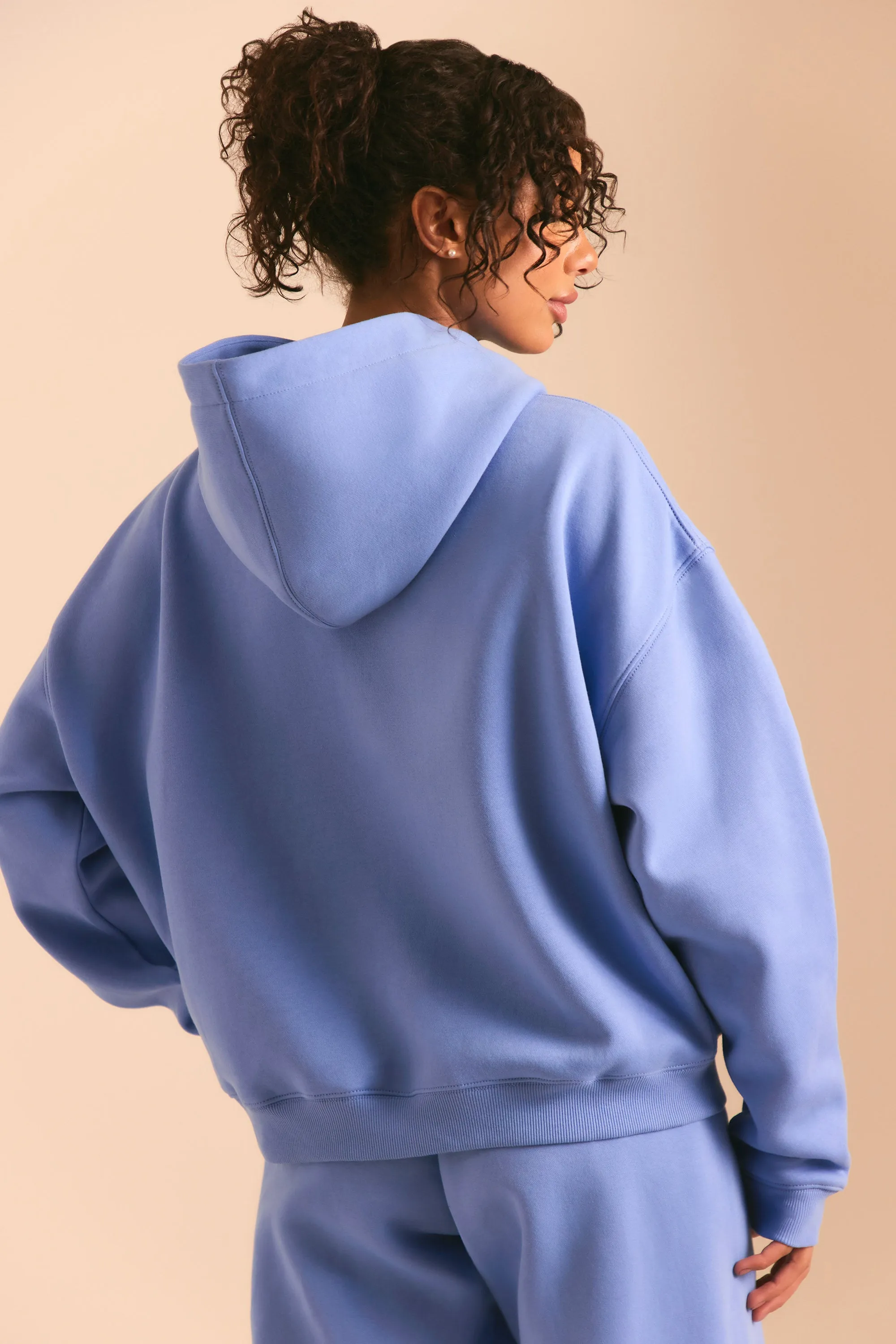Off Duty - Oversized Hoodie in Cerulean Blue sold by Bo + Tee product image thumbnail 3