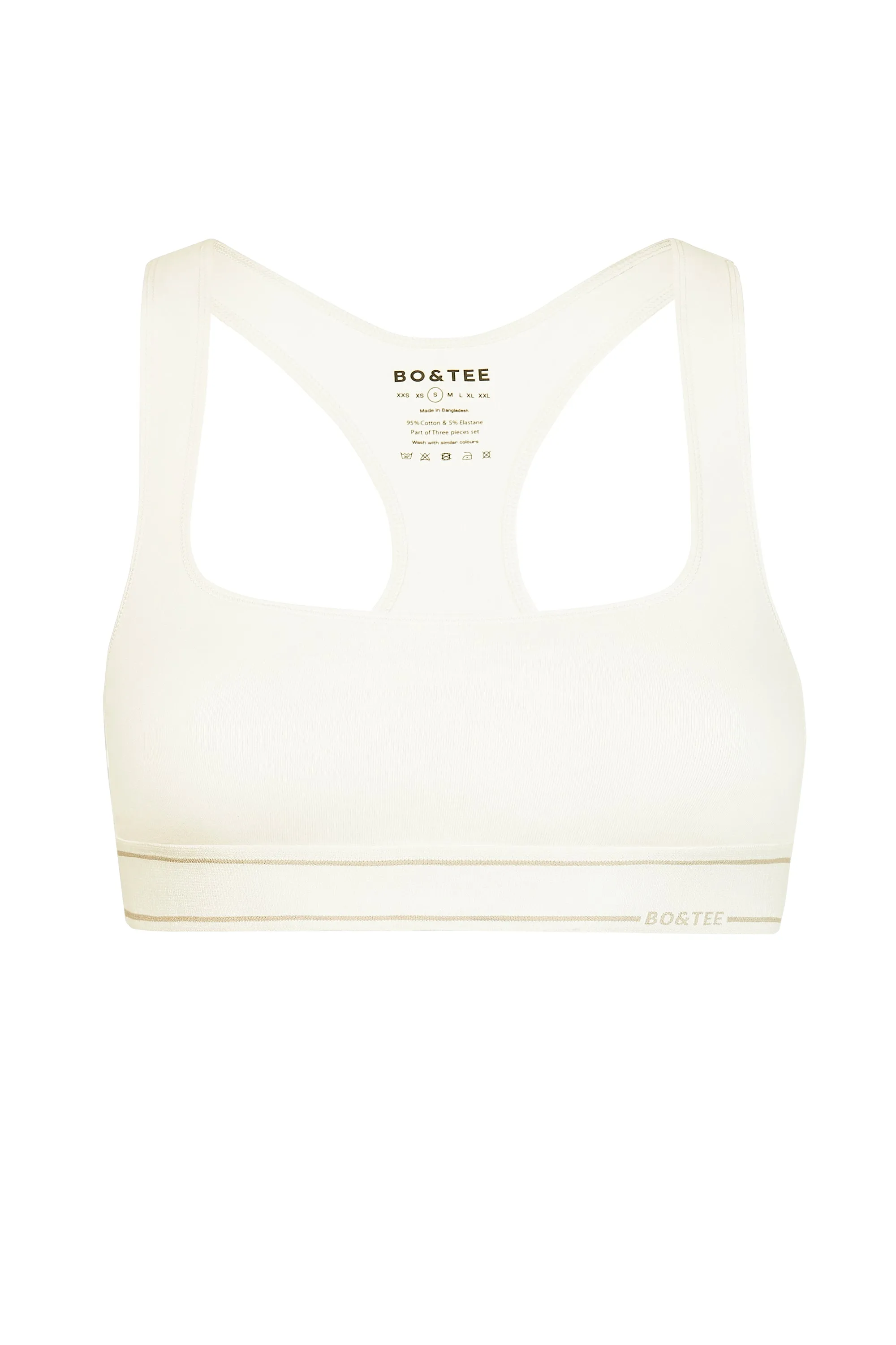 Scoop-Neck Bralette Bundle in Multi sold by Bo + Tee product image thumbnail 4