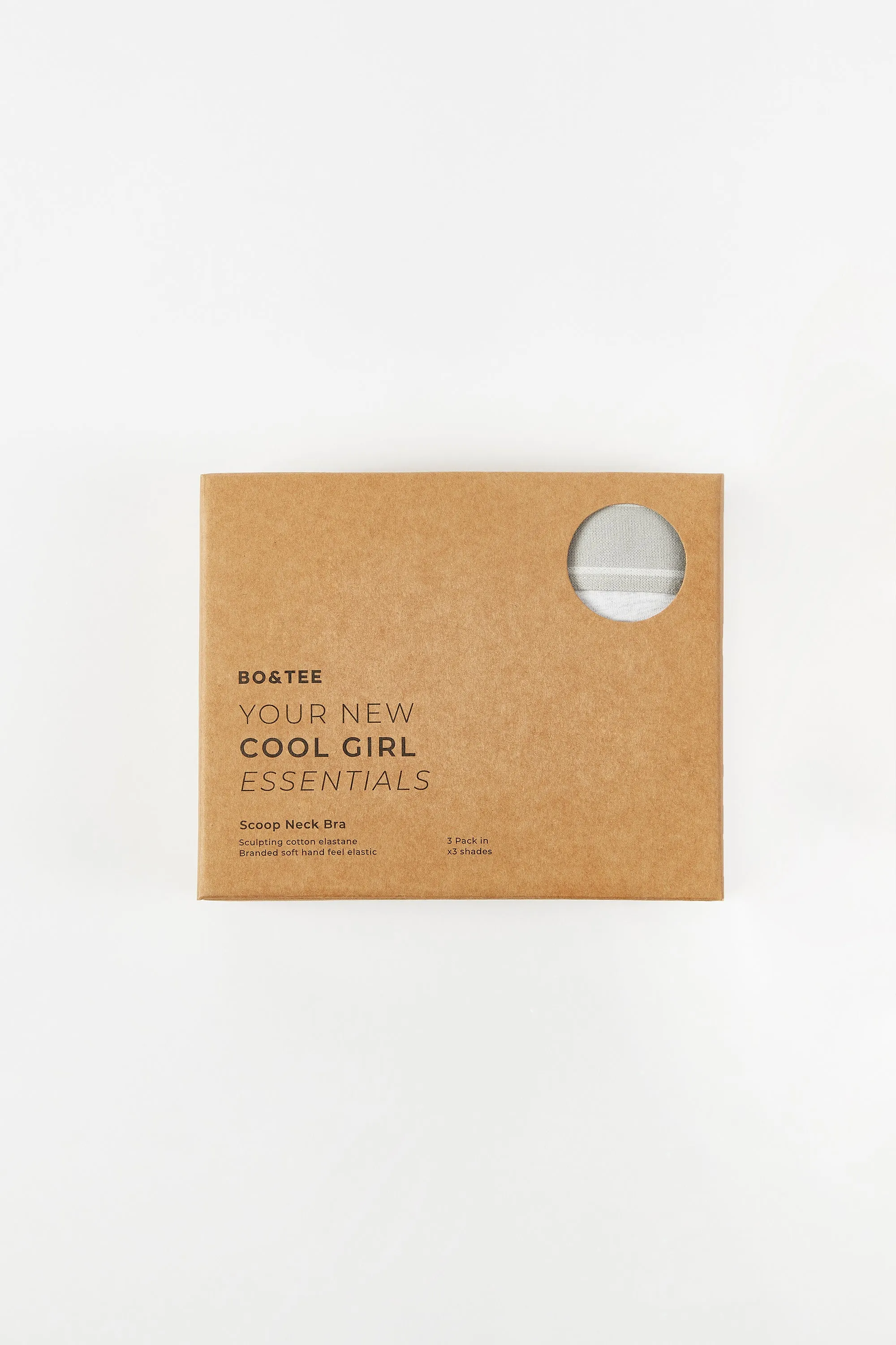 Scoop-Neck Bralette Bundle in Multi sold by Bo + Tee product image thumbnail 5