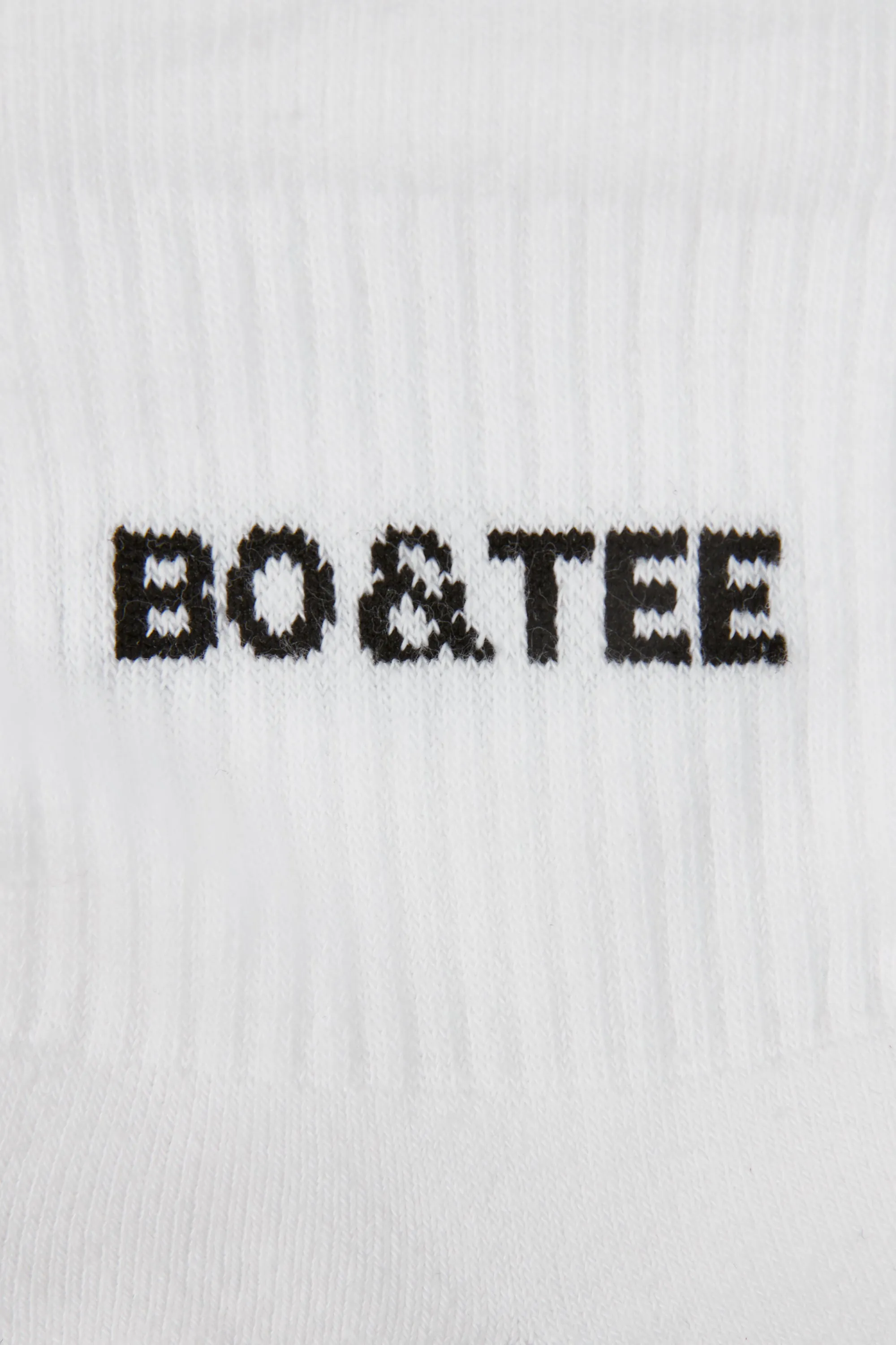 Ribbed Half-Crew Sock Bundle in White sold by Bo + Tee product image thumbnail 3