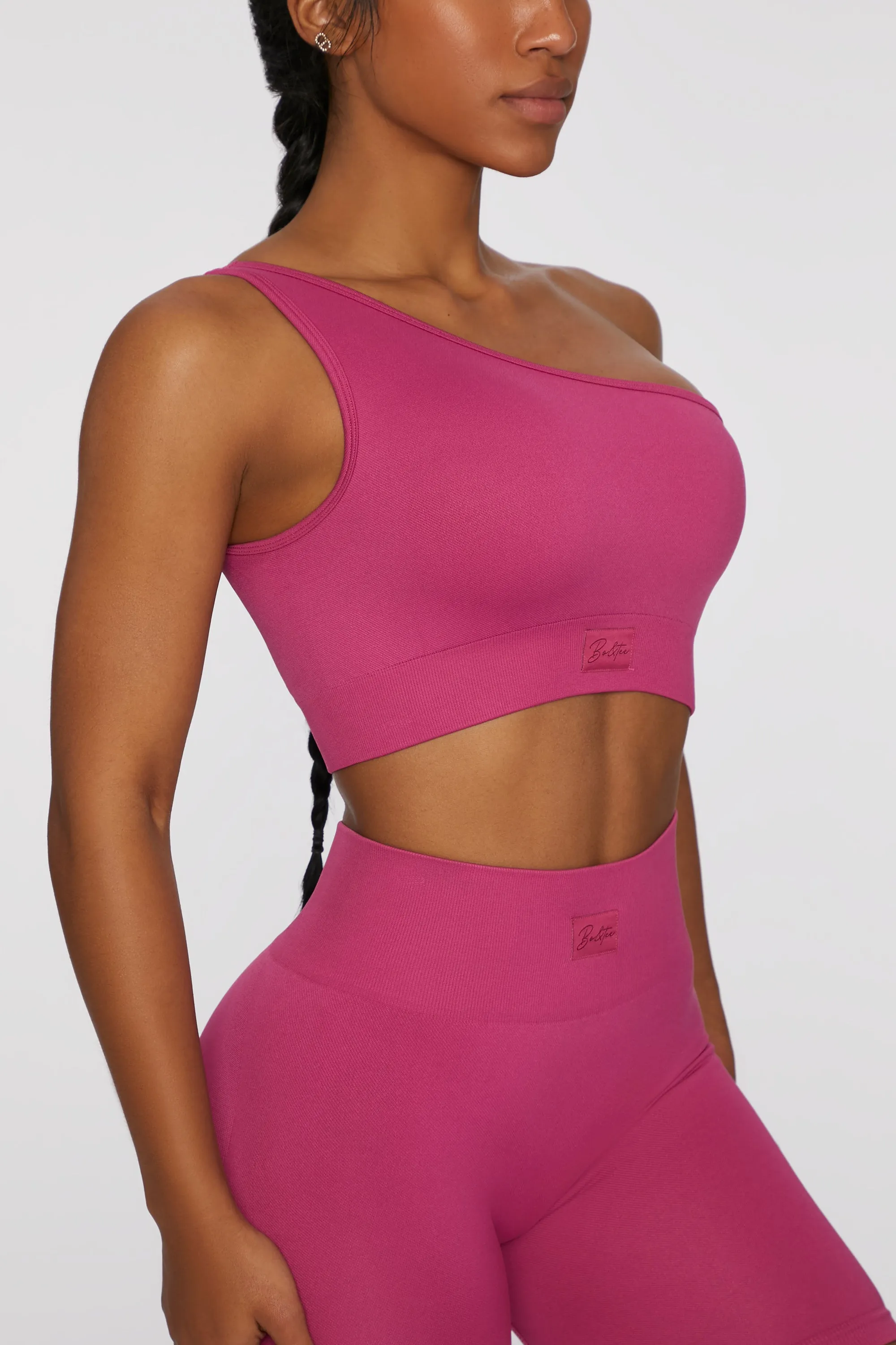 Empowered - Crop Top in Dark Pink sold by Bo + Tee product image thumbnail 5
