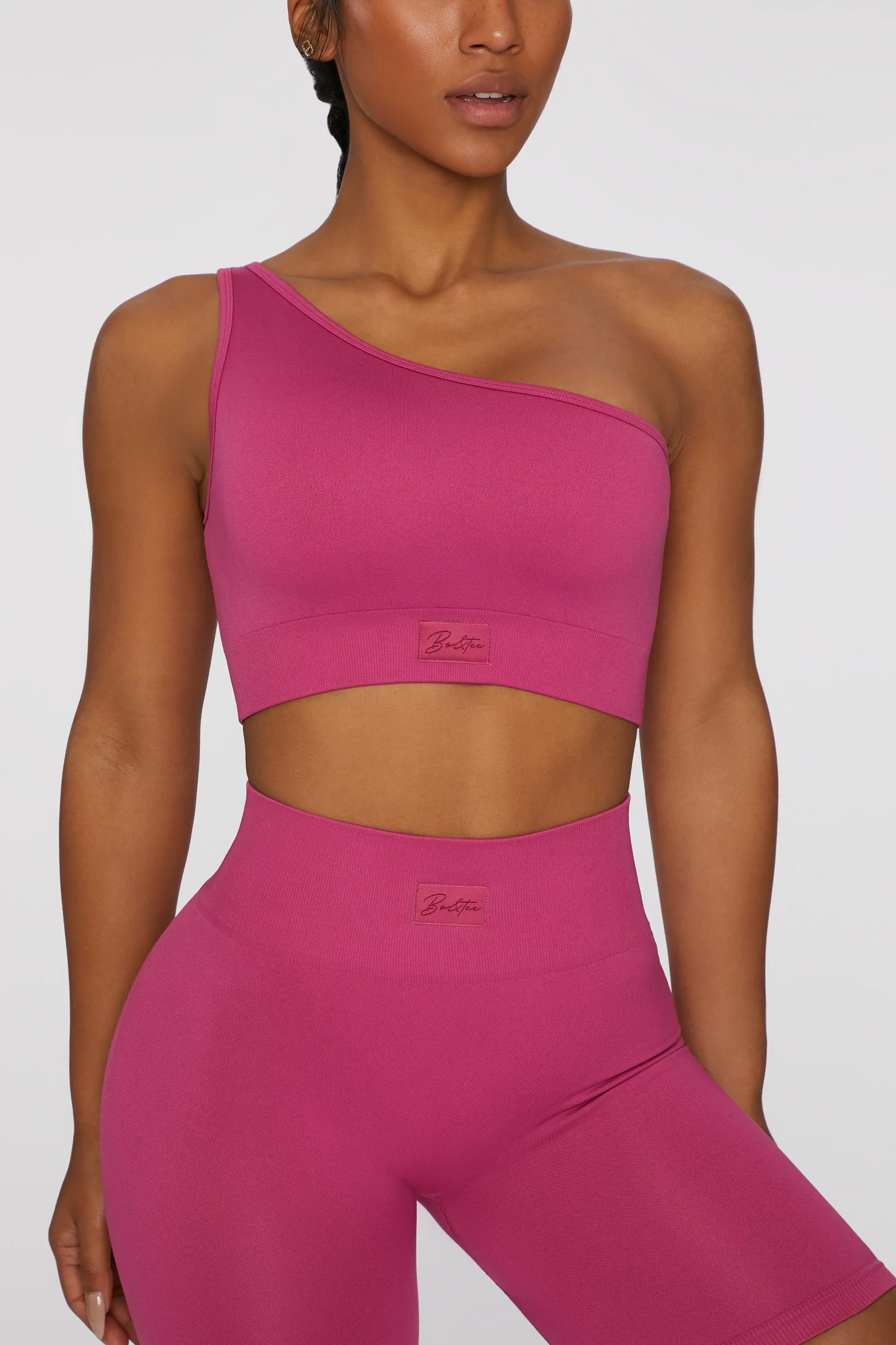 Empowered - Crop Top in Dark Pink sold by Bo + Tee product image thumbnail 2