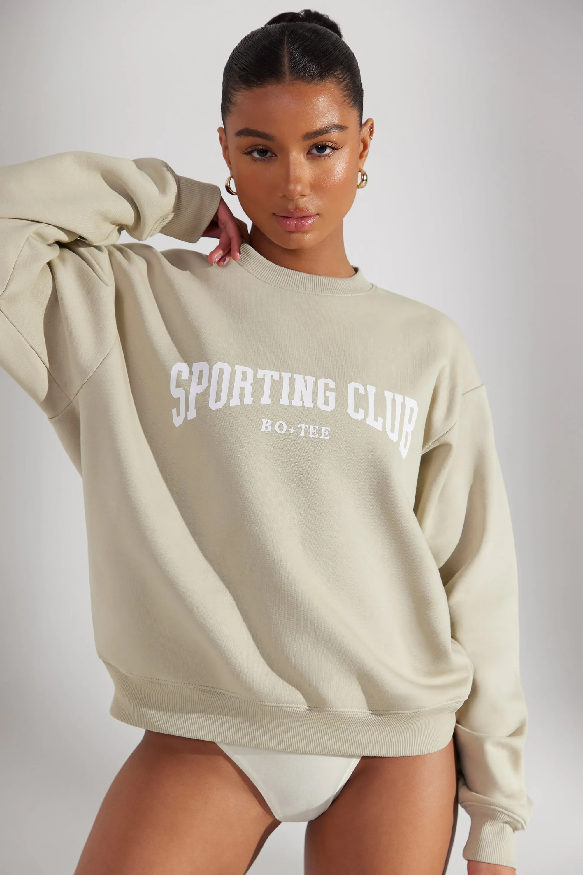 Origin - Oversized Sweatshirt in Limestone sold by Bo + Tee