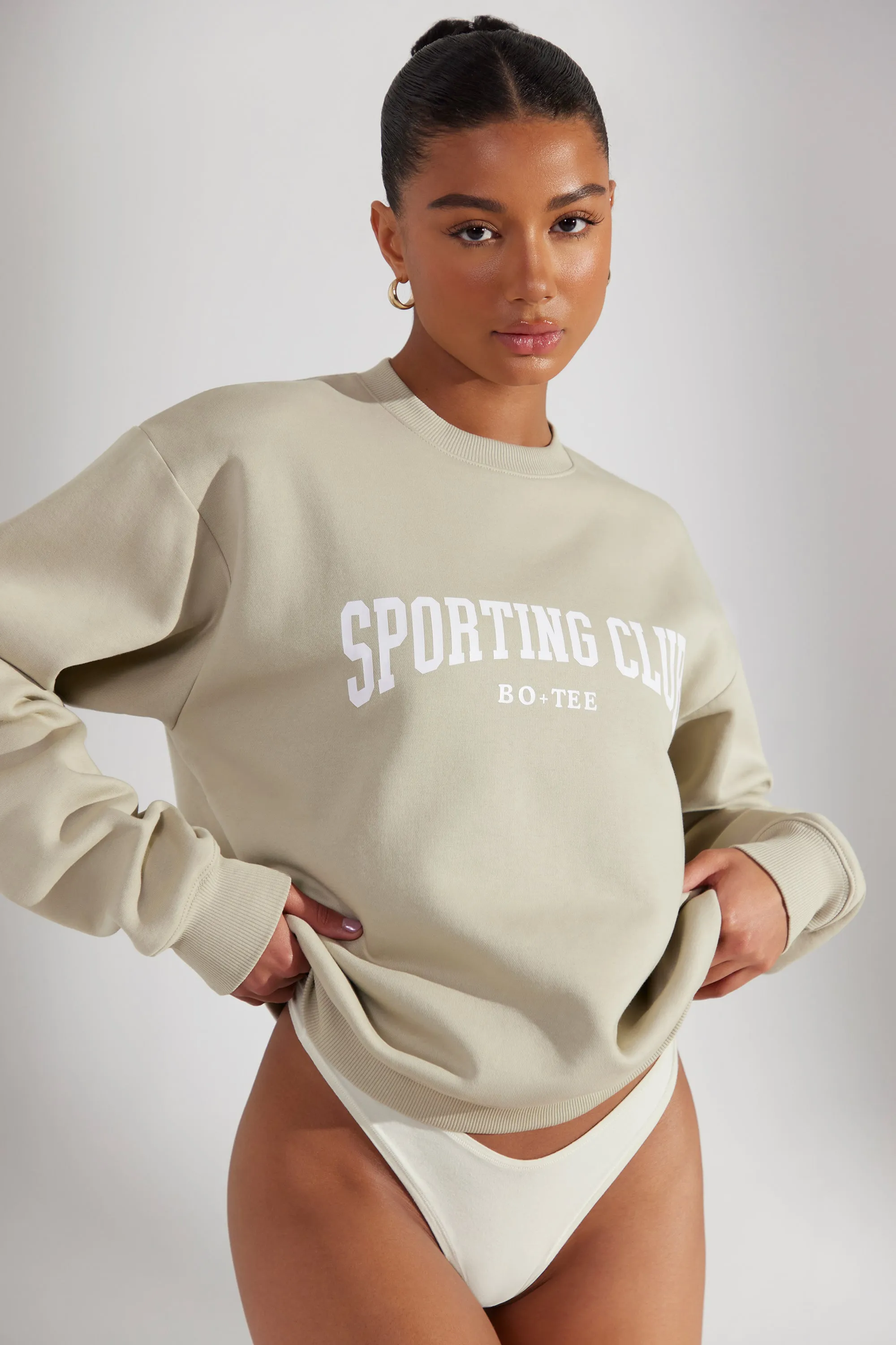 Origin - Oversized Sweatshirt in Limestone sold by Bo + Tee product image thumbnail 2